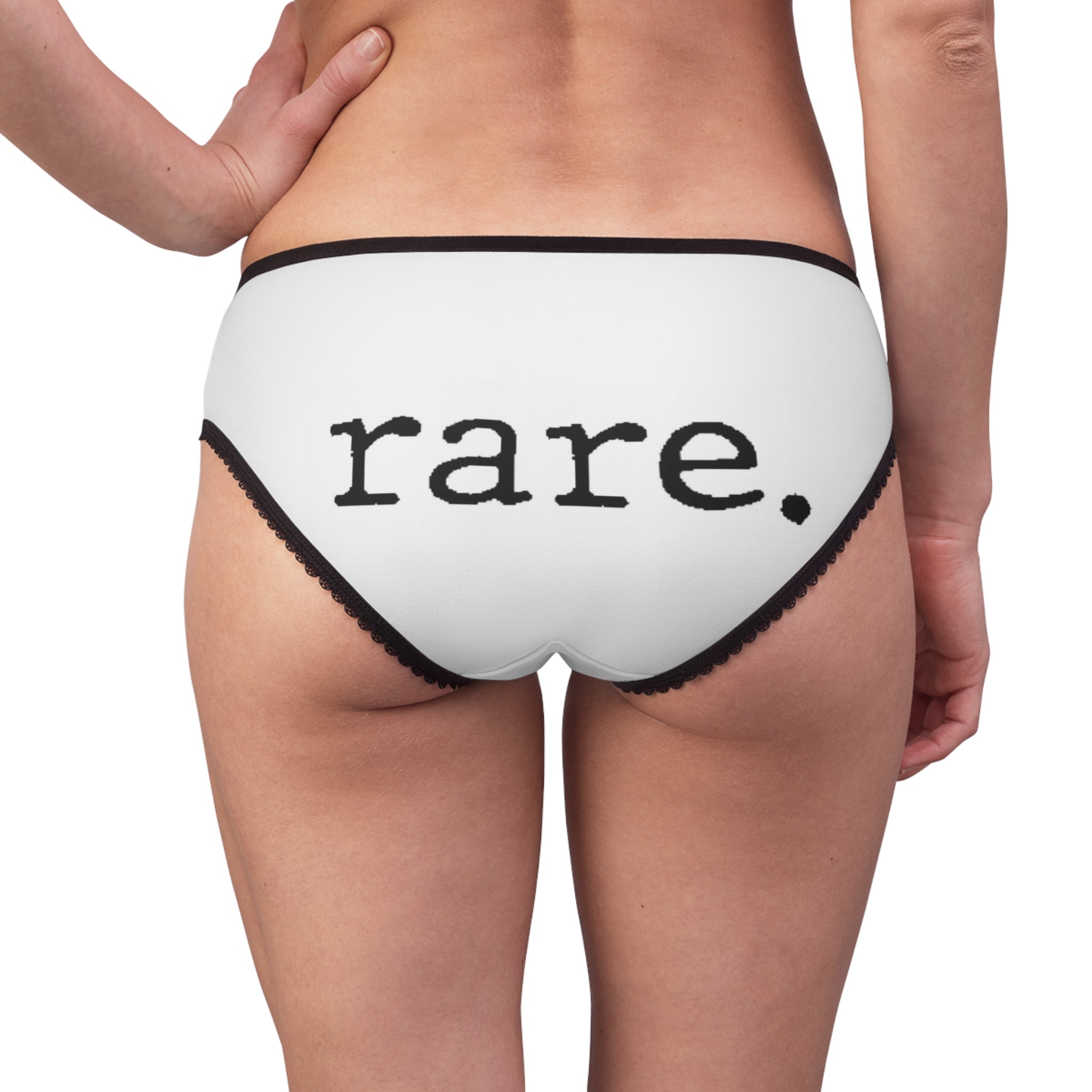 Rare. Women's Briefs — Cute Typewriter Print Lace-Trim Underwear