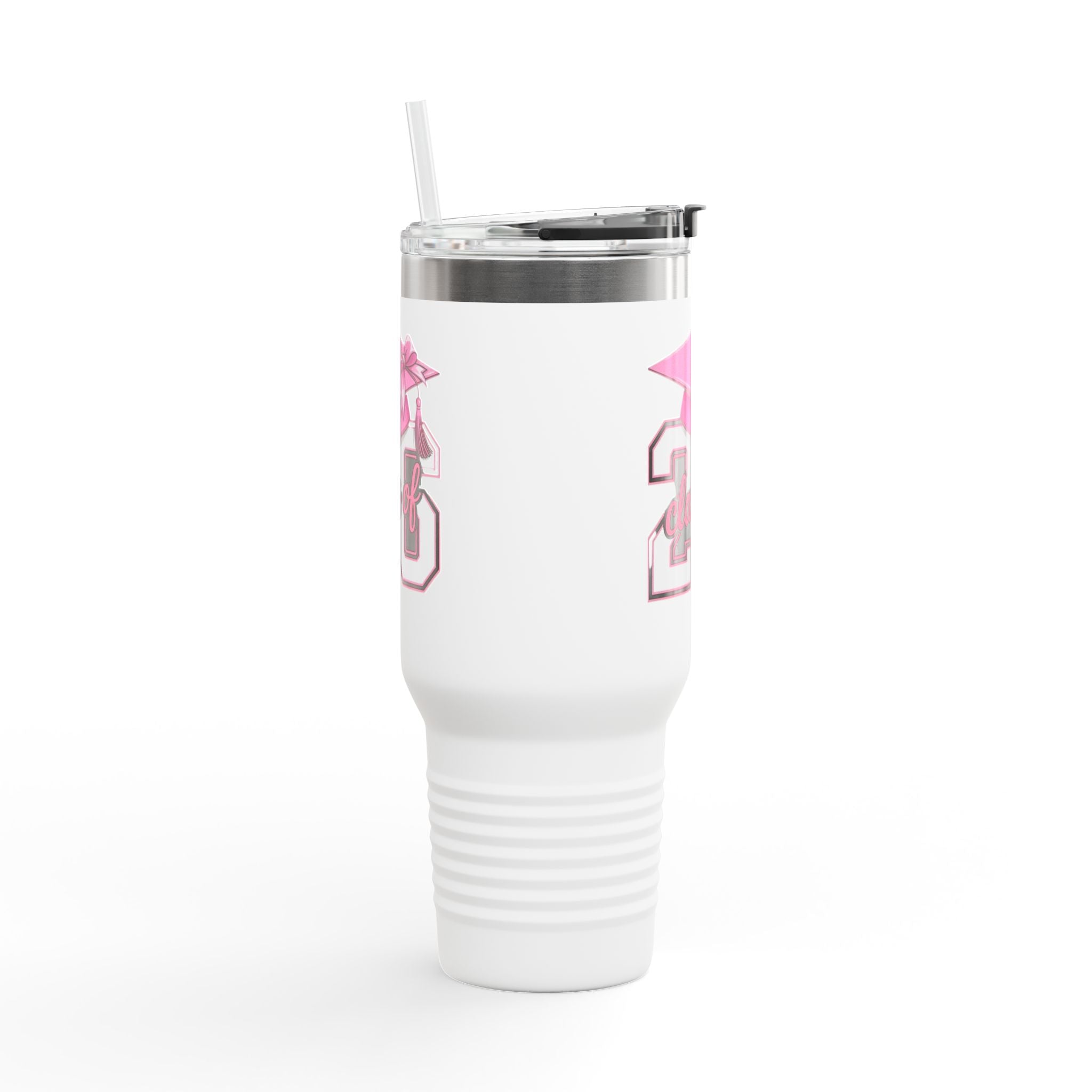 Class of ’20 Pink Graduation 40oz Insulated Travel Mug