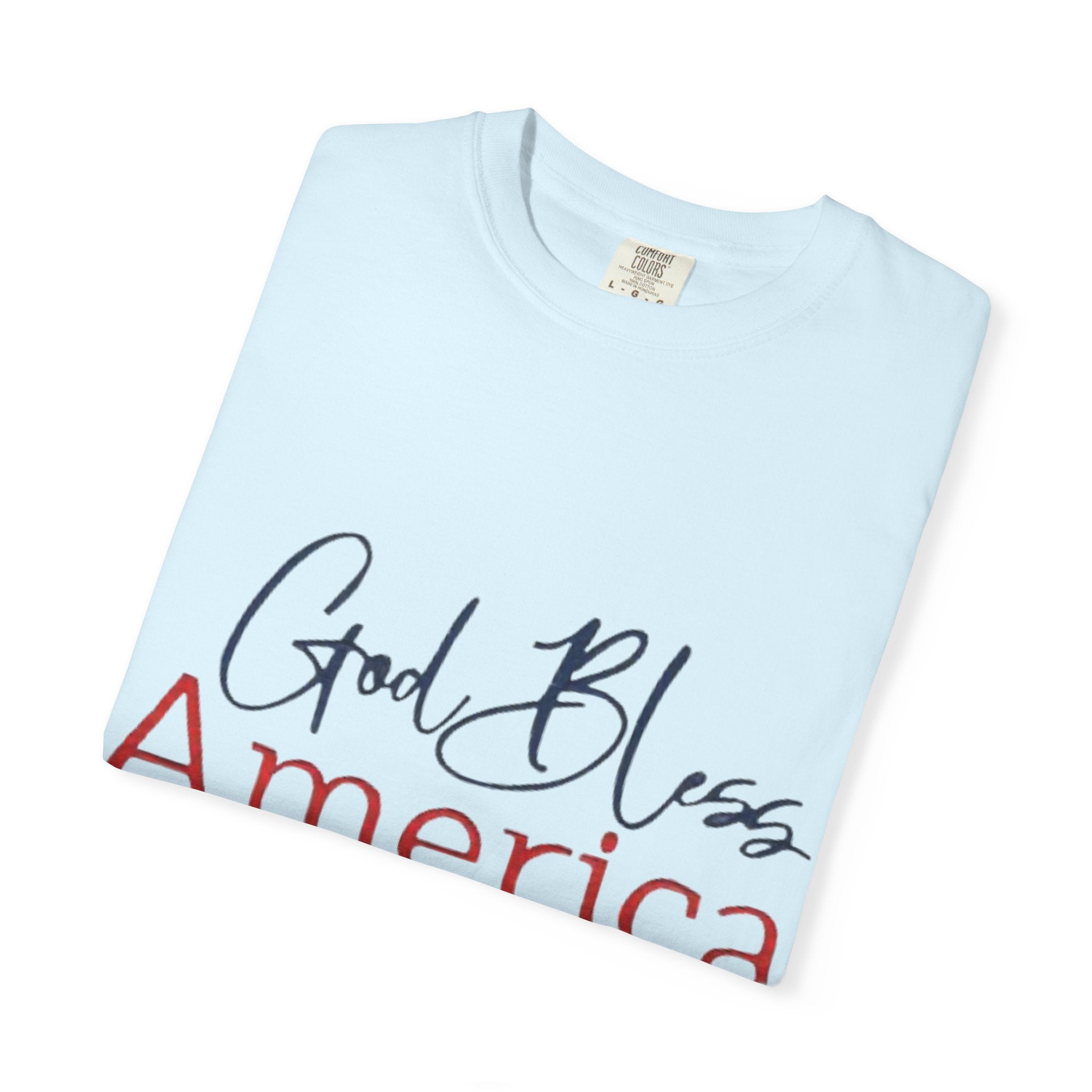God Bless America T-Shirt — Patriotic Stars Tee for 4th of July