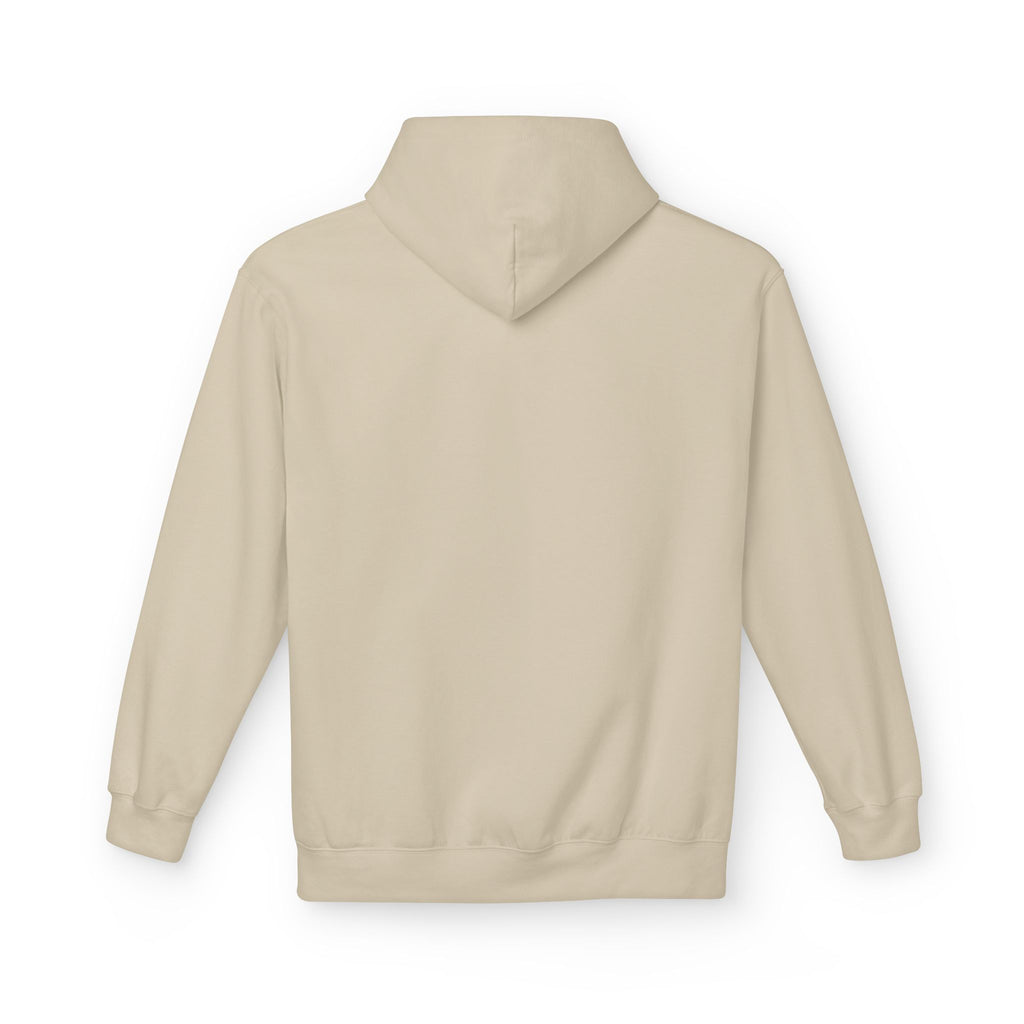 Coffee Hoodie - "running on iced coffee." Minimal Casual Pullover for Coffee Lovers