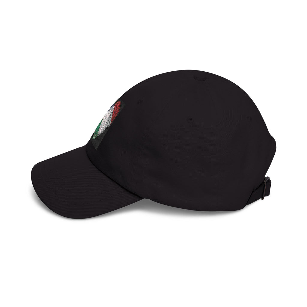 Dad Cap with USA & Italy  Heart Patch – Flag Love Baseball Hat