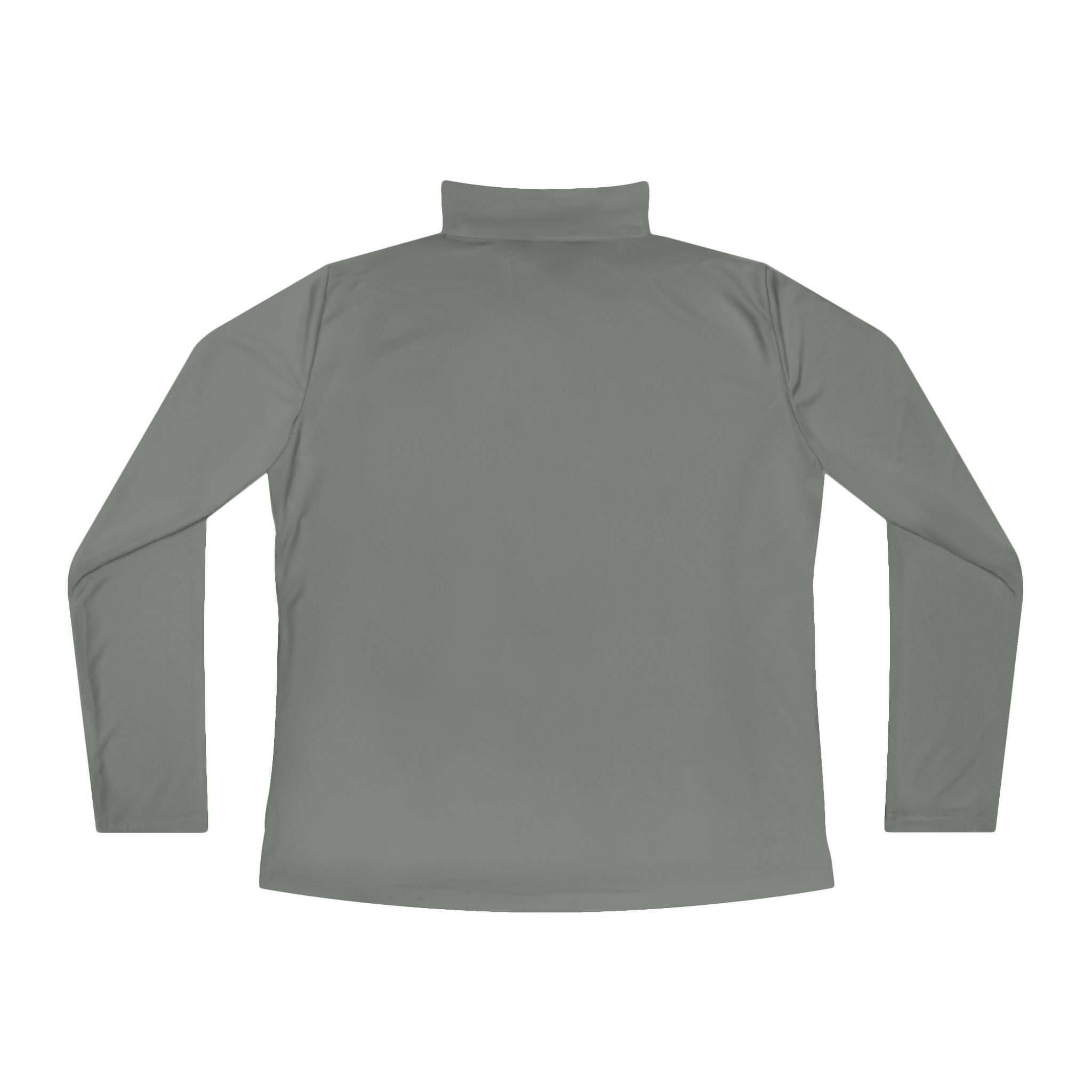 Ladies Quarter-Zip Pullover — Minimal Script "be brave, be you" Athletic Pullover