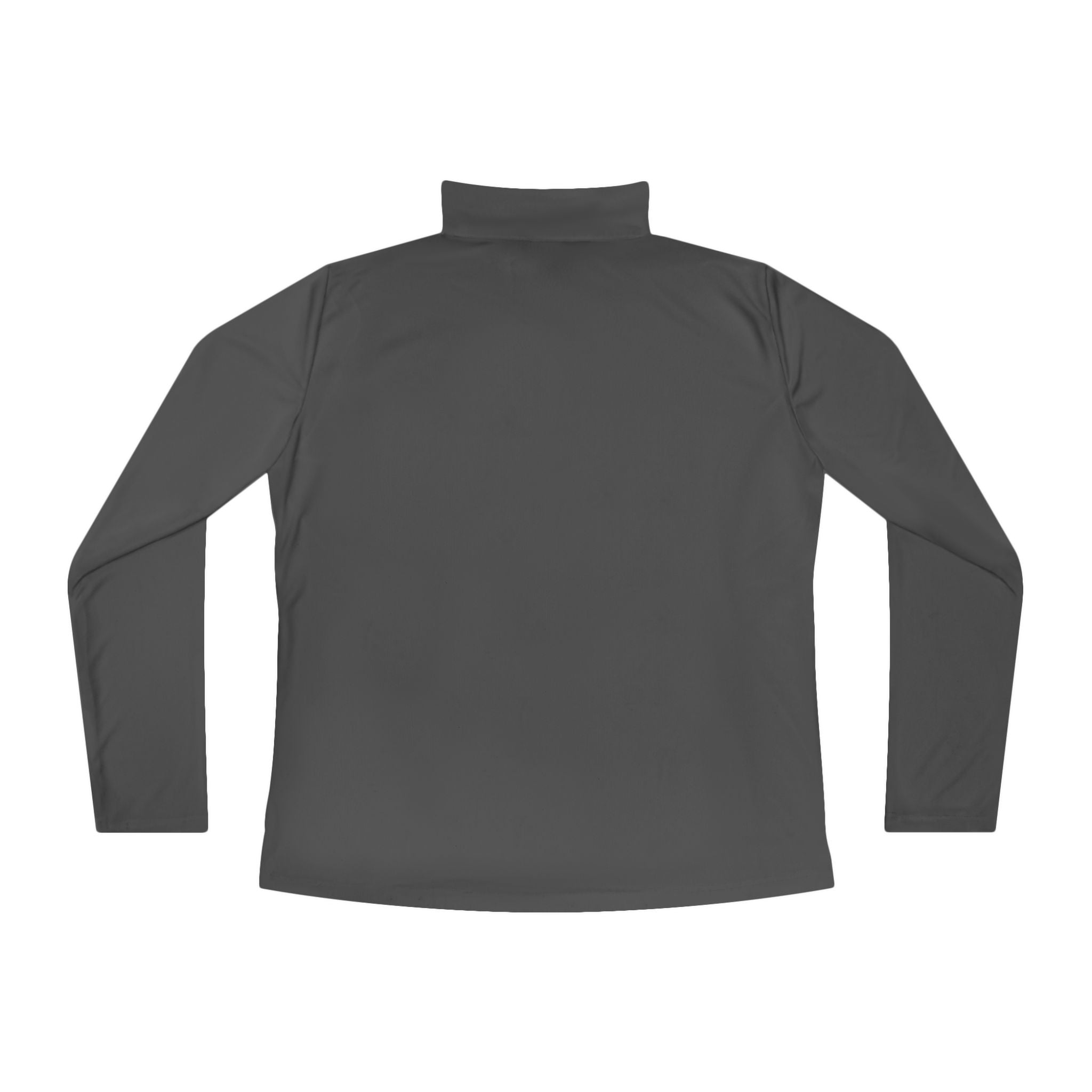 Ladies Quarter-Zip Pullover — Minimal Script "be brave, be you" Athletic Pullover