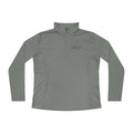 Ladies Quarter-Zip Pullover — Minimal Script "be brave, be you" Athletic Pullover