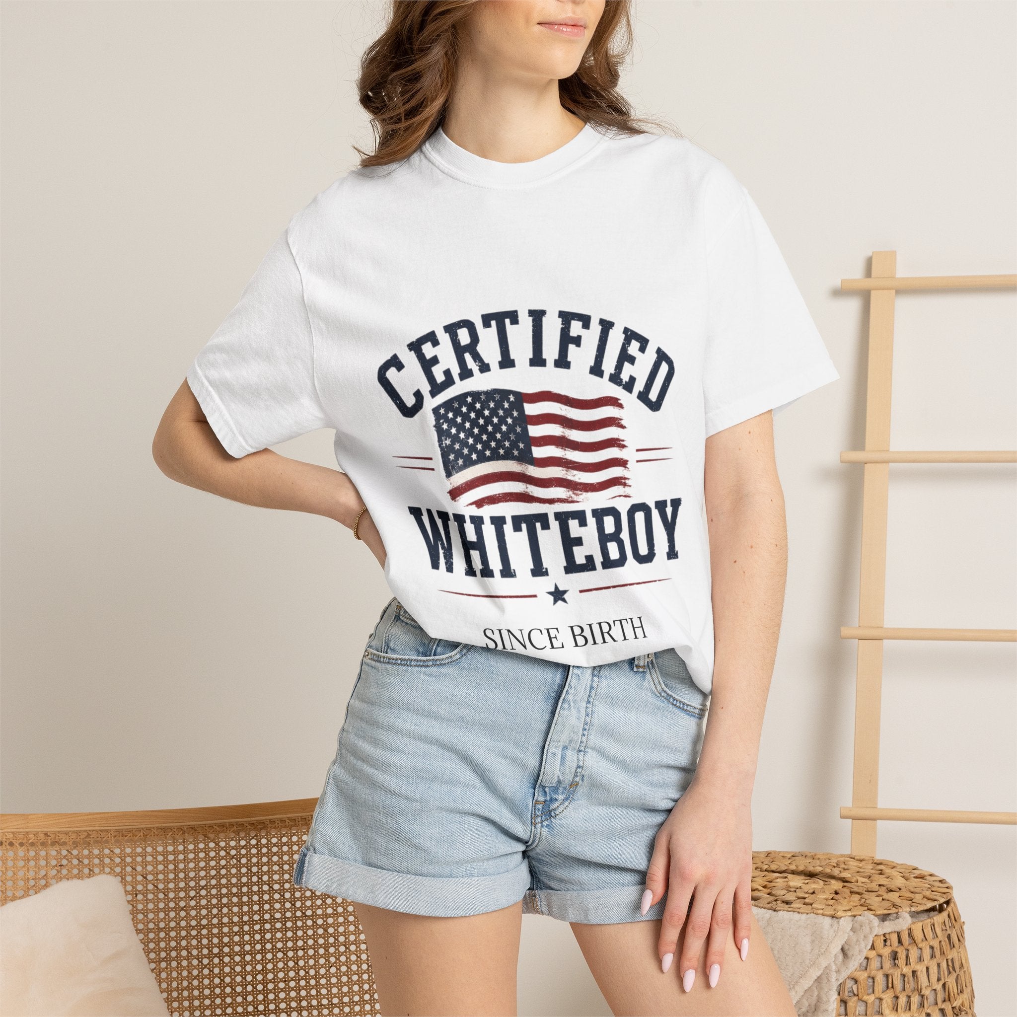 Certified white boy American Tshirt