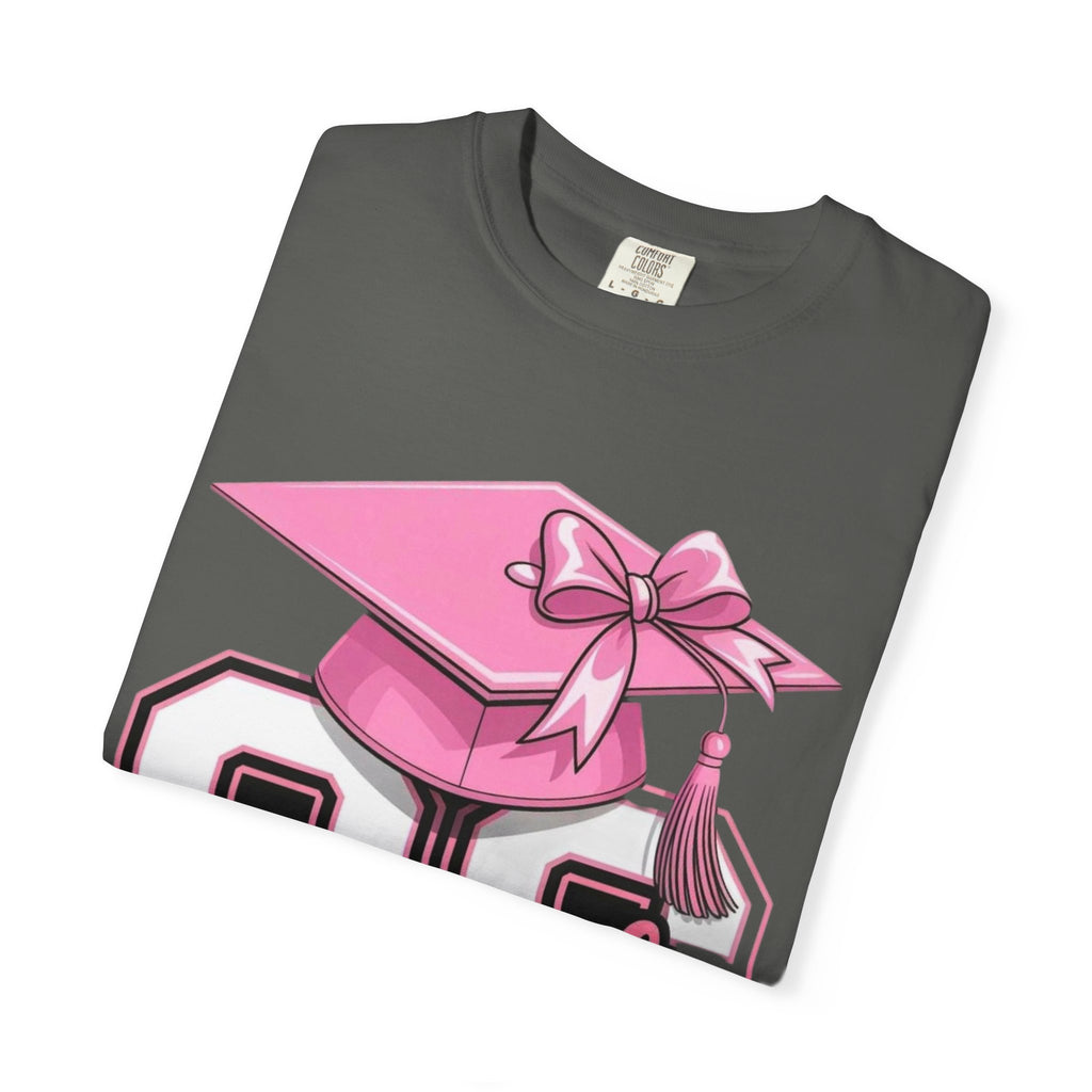 Class of 20 Graduation T-Shirt — Pink Cap & Tassel Senior Tee