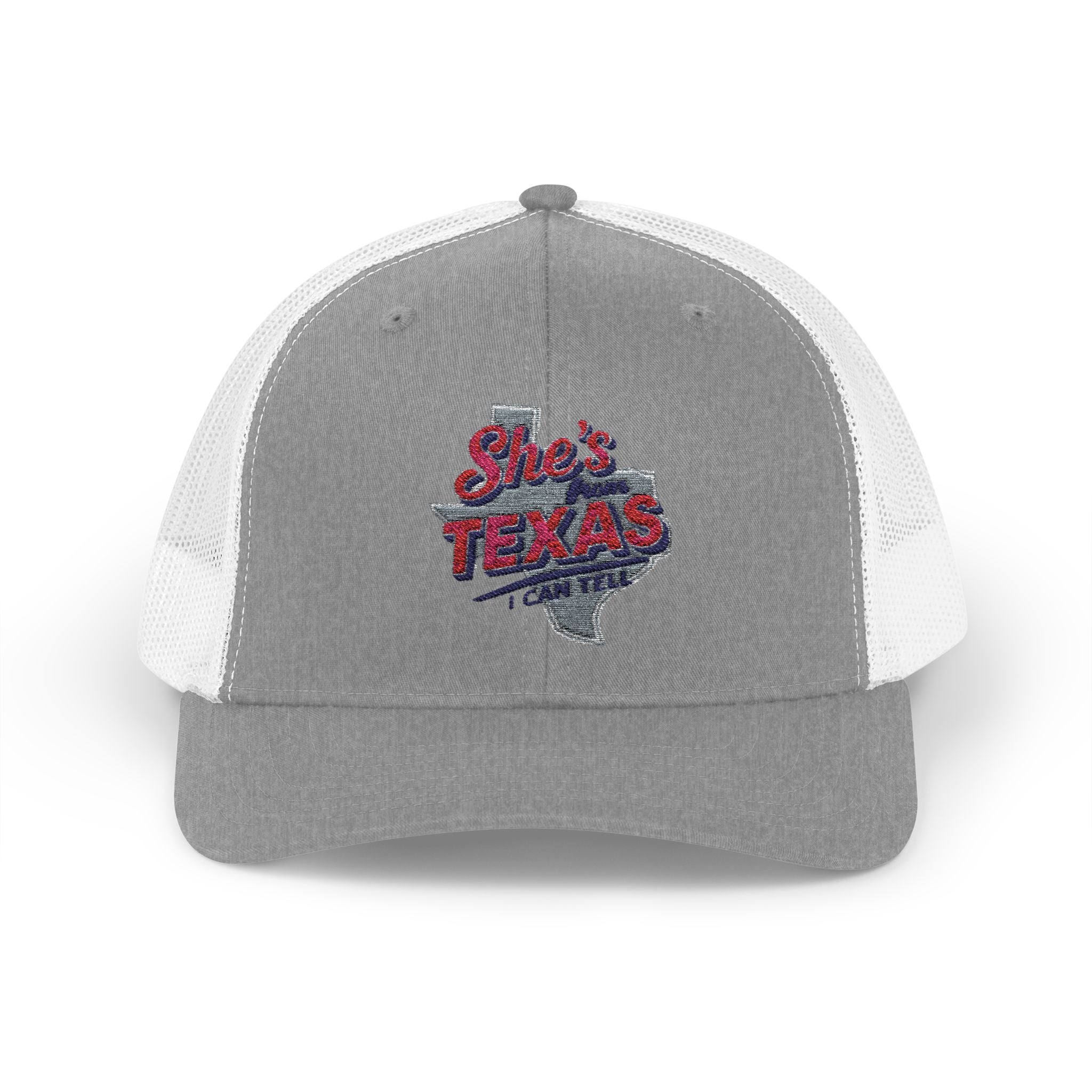 She's Texas Snapback Trucker Cap — Floral Texas State Logo Hat