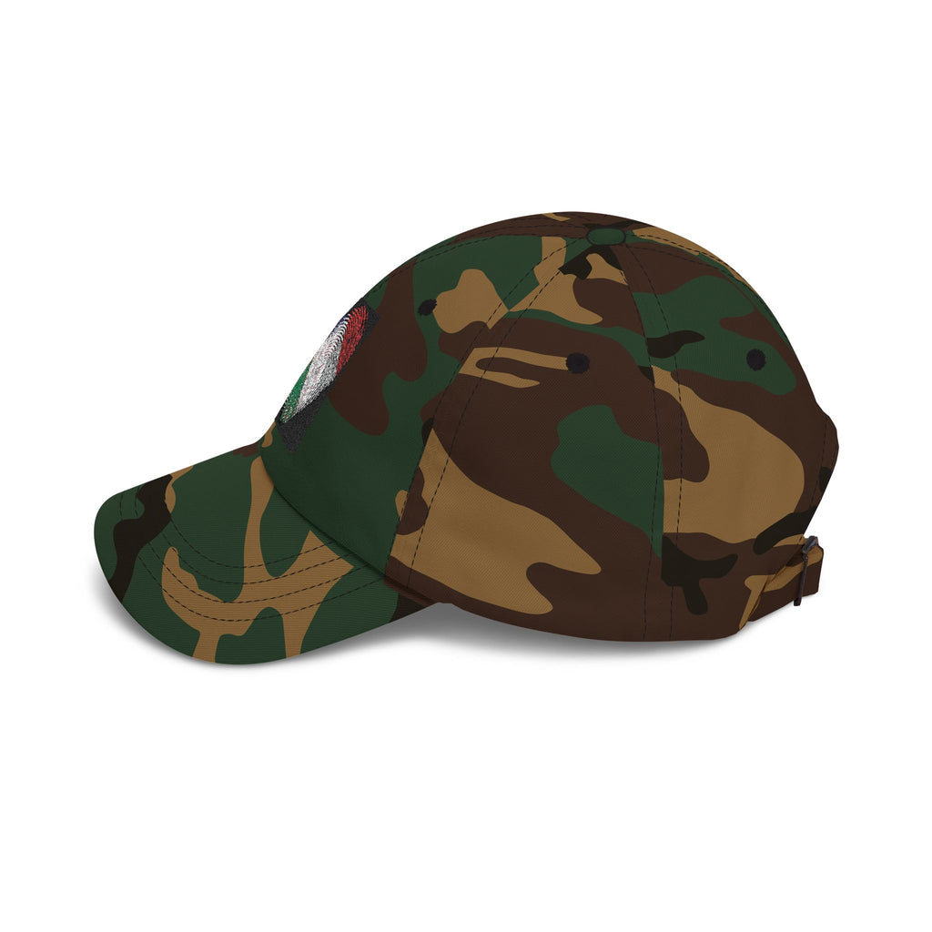 Dad Cap with USA & Italy  Heart Patch – Flag Love Baseball Hat