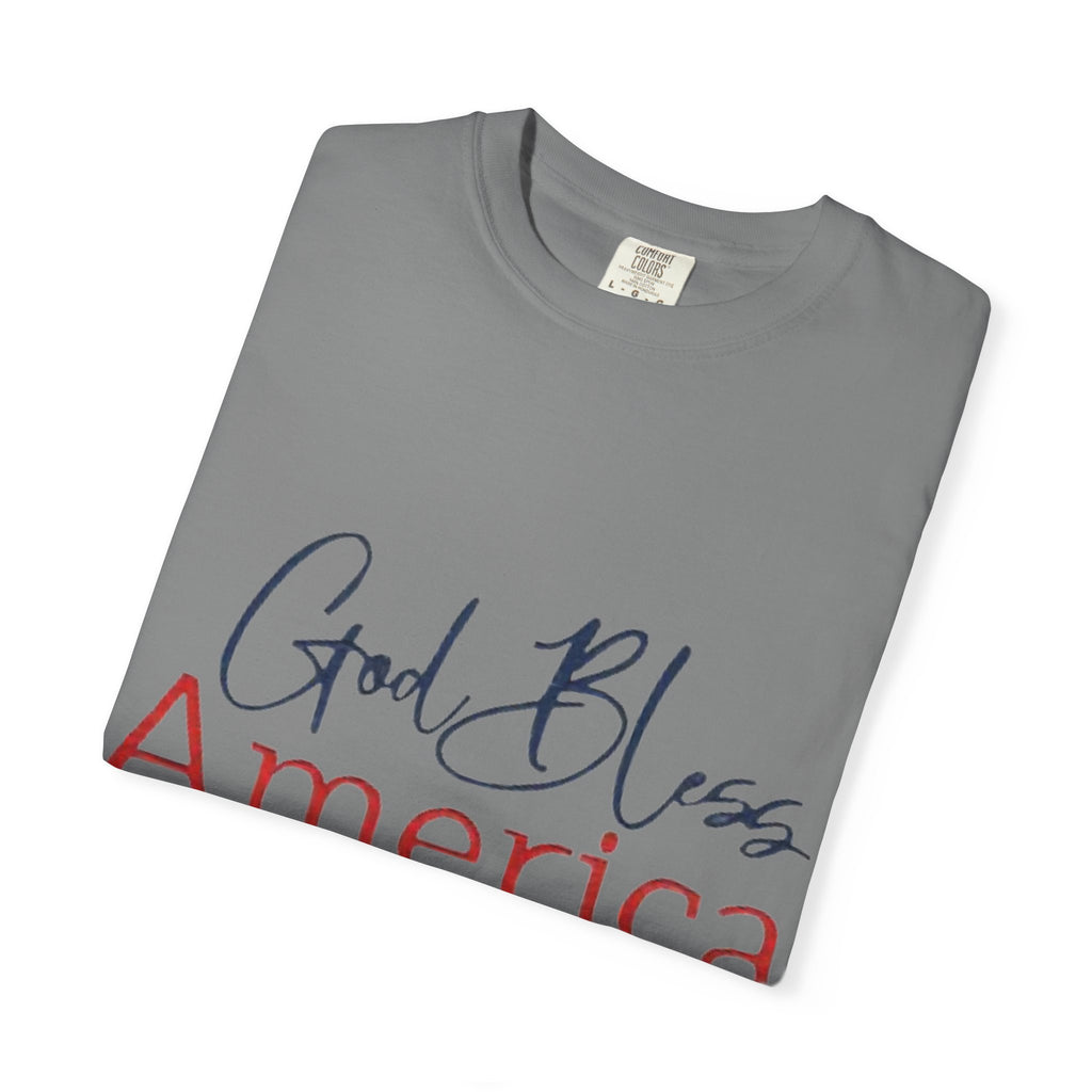 God Bless America T-Shirt — Patriotic Stars Tee for 4th of July
