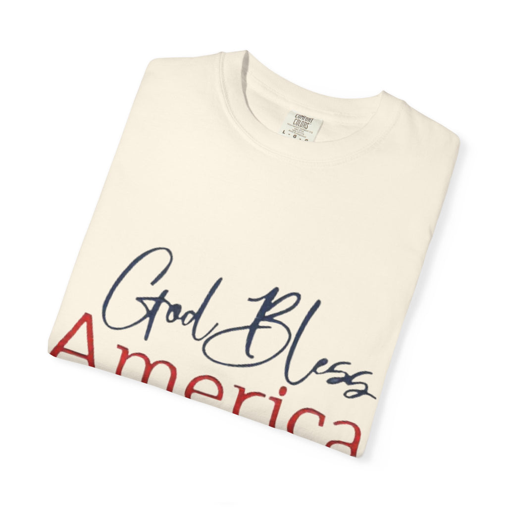 God Bless America T-Shirt — Patriotic Stars Tee for 4th of July