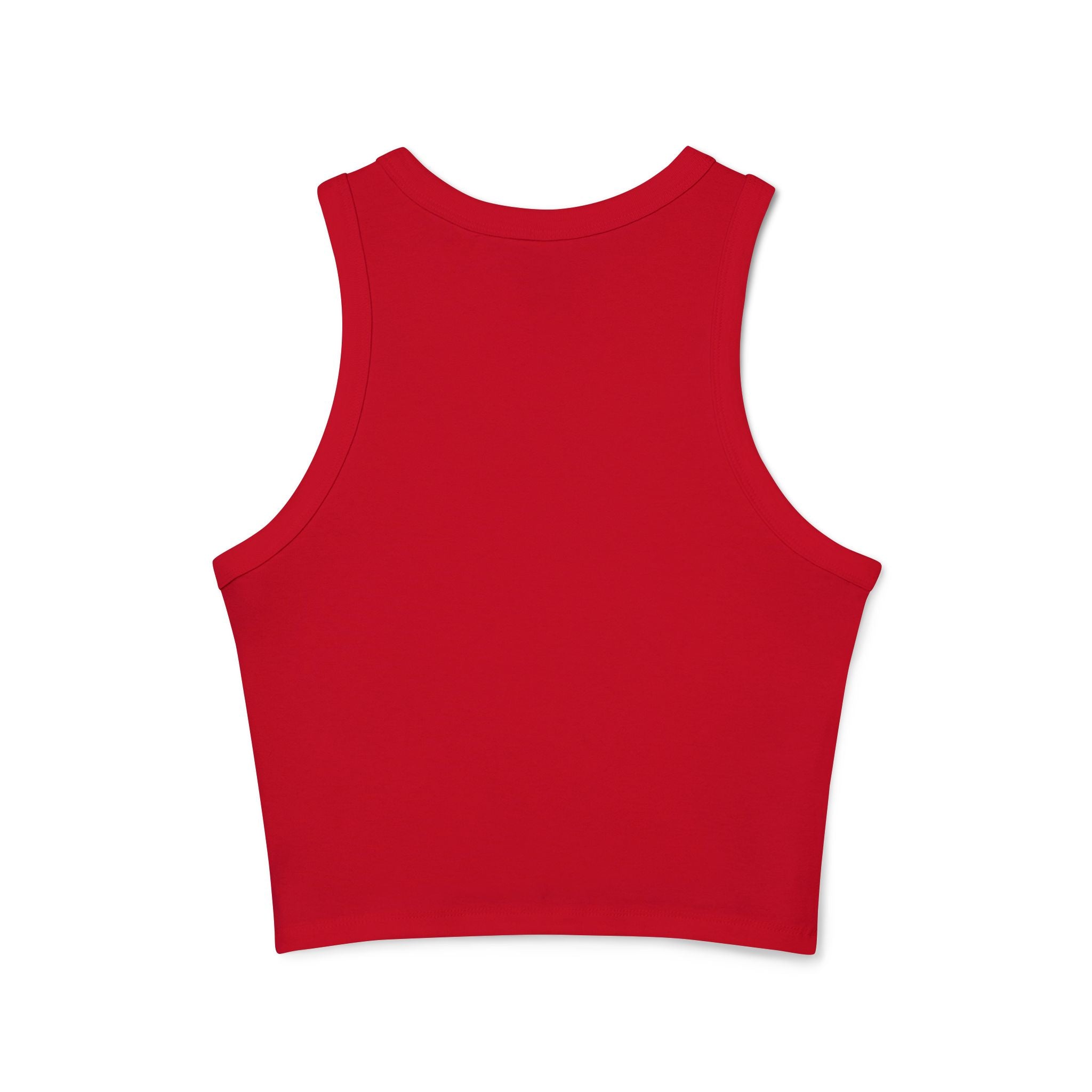 Racer Tank — "Don't Kill My Vibe" Graphic Crop Top