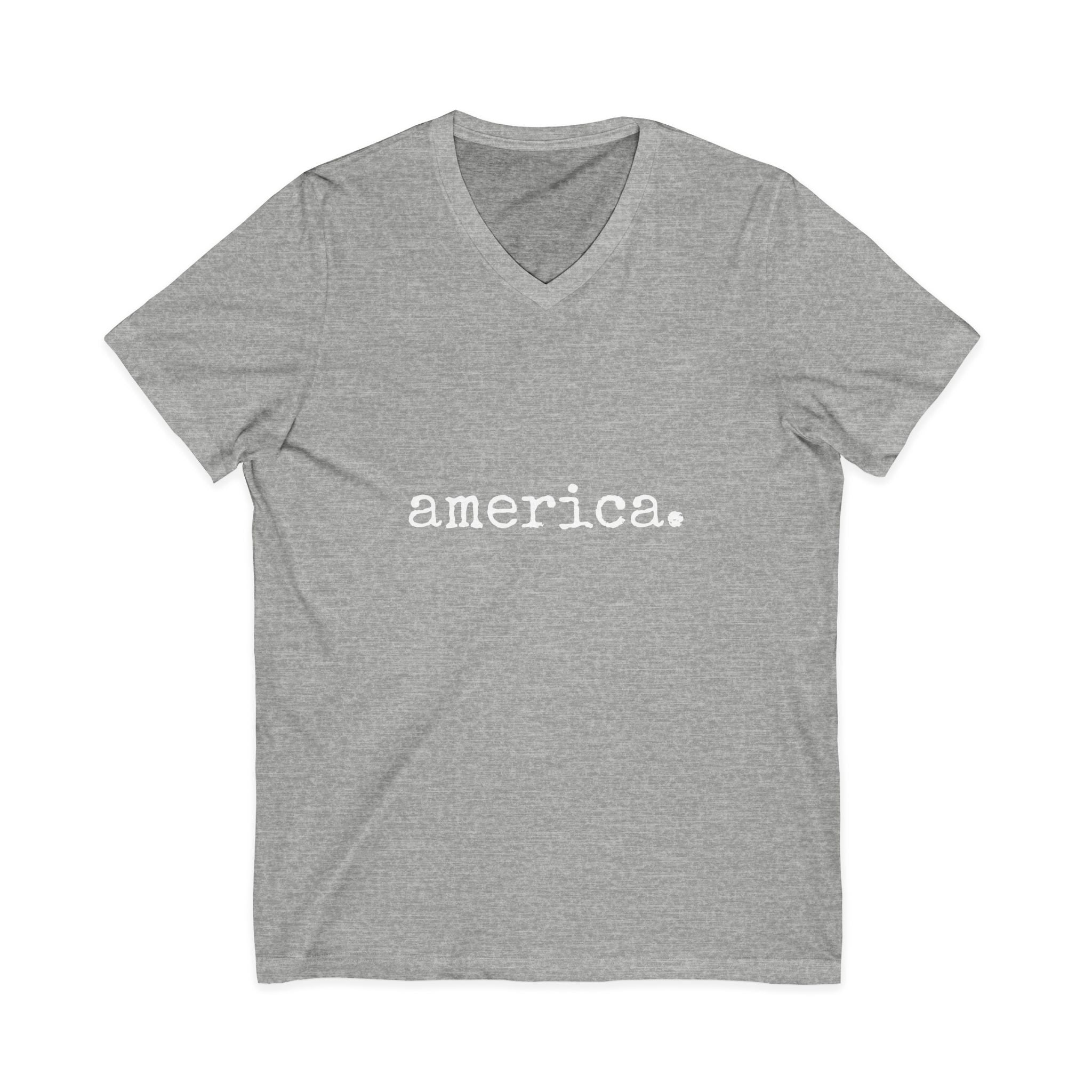 V-Neck T-Shirt America