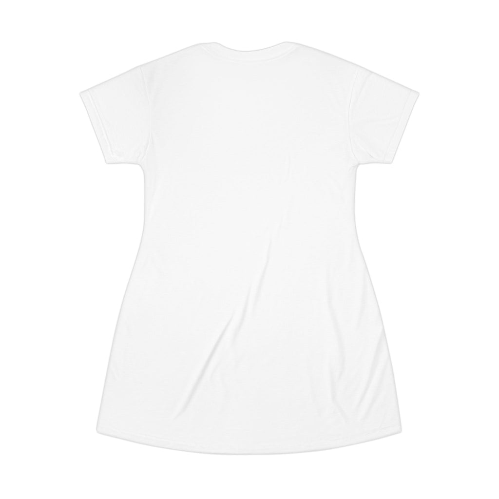 Attitude Is Everything T‑Shirt Dress — Graphic Statement Tee Dress