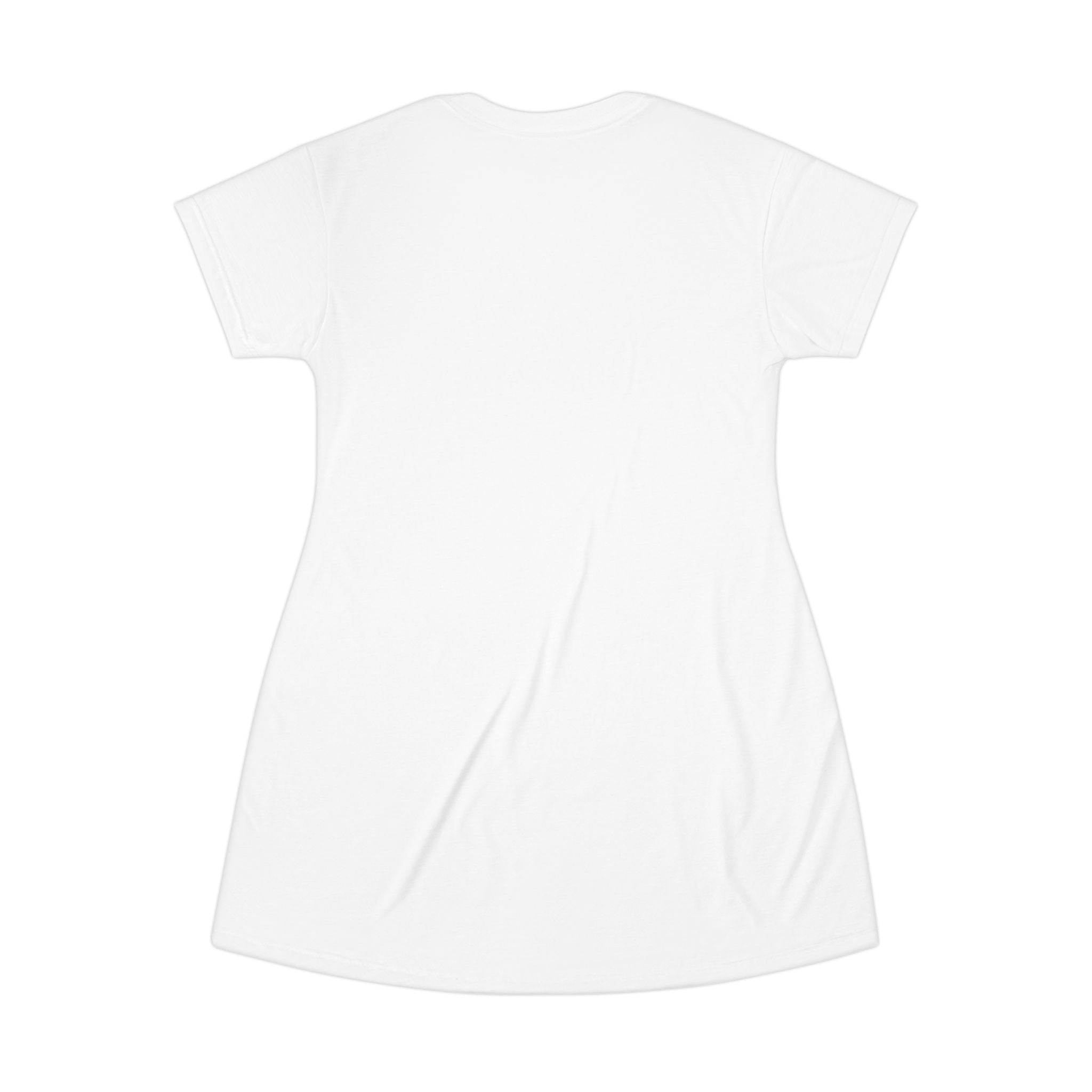 Attitude Is Everything T‑Shirt Dress — Graphic Statement Tee Dress