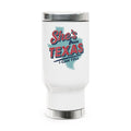 She's From Texas Travel Mug — 14oz Stainless Steel Insulated Tumbler with Handle