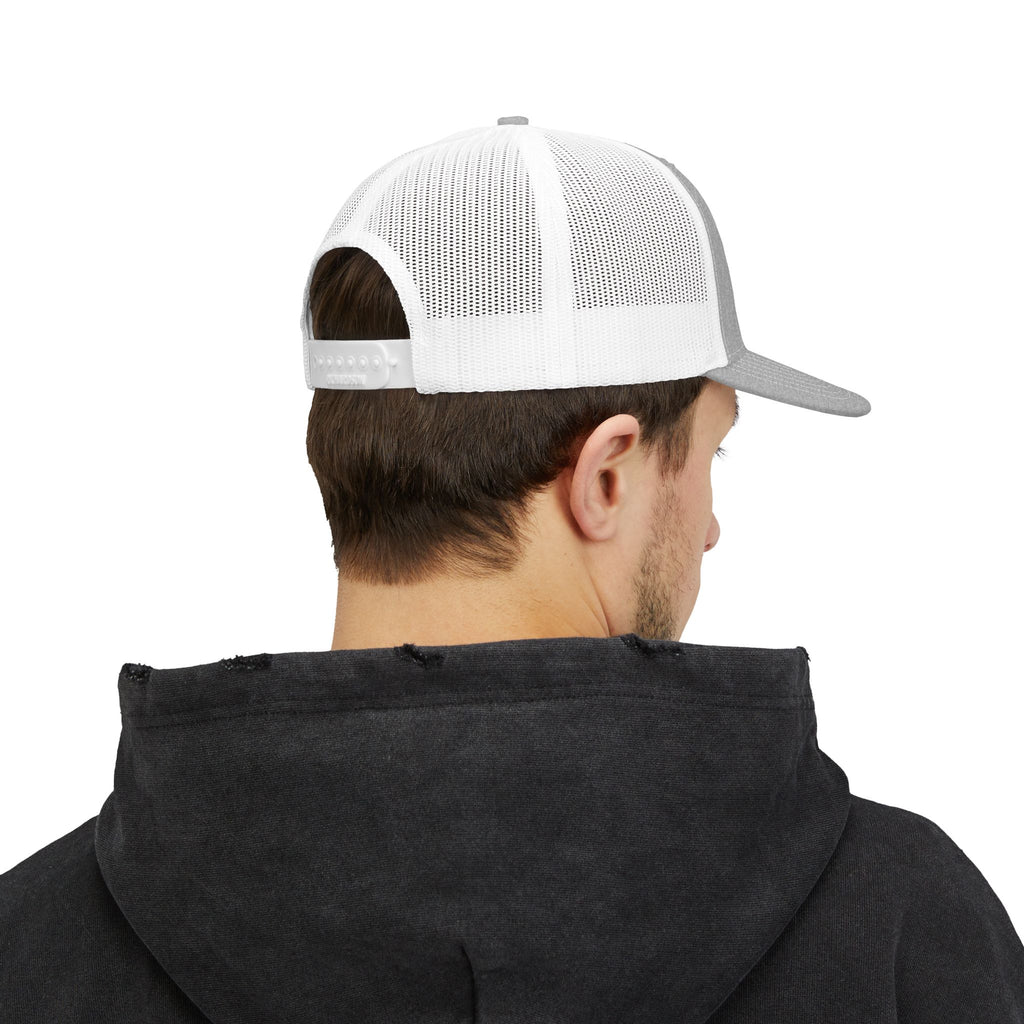 Leopard Smile Snapback Trucker Cap — Cute Leopard Patch Hat