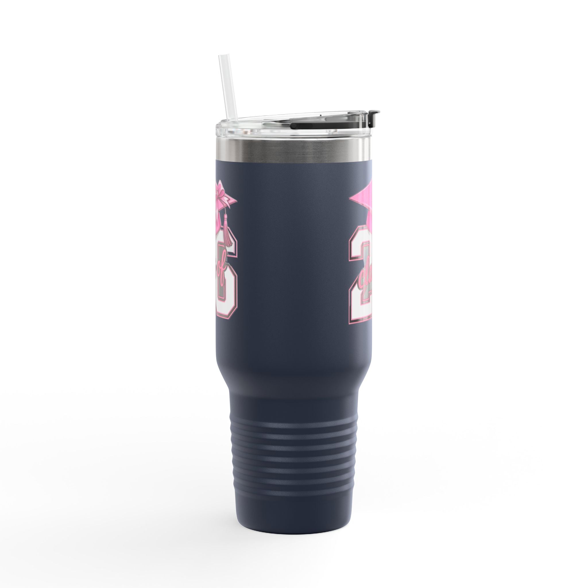 Class of ’20 Pink Graduation 40oz Insulated Travel Mug