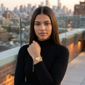 Engravable Paperclip Heart Bracelet — Personalized Gold/Rose Gold Chain