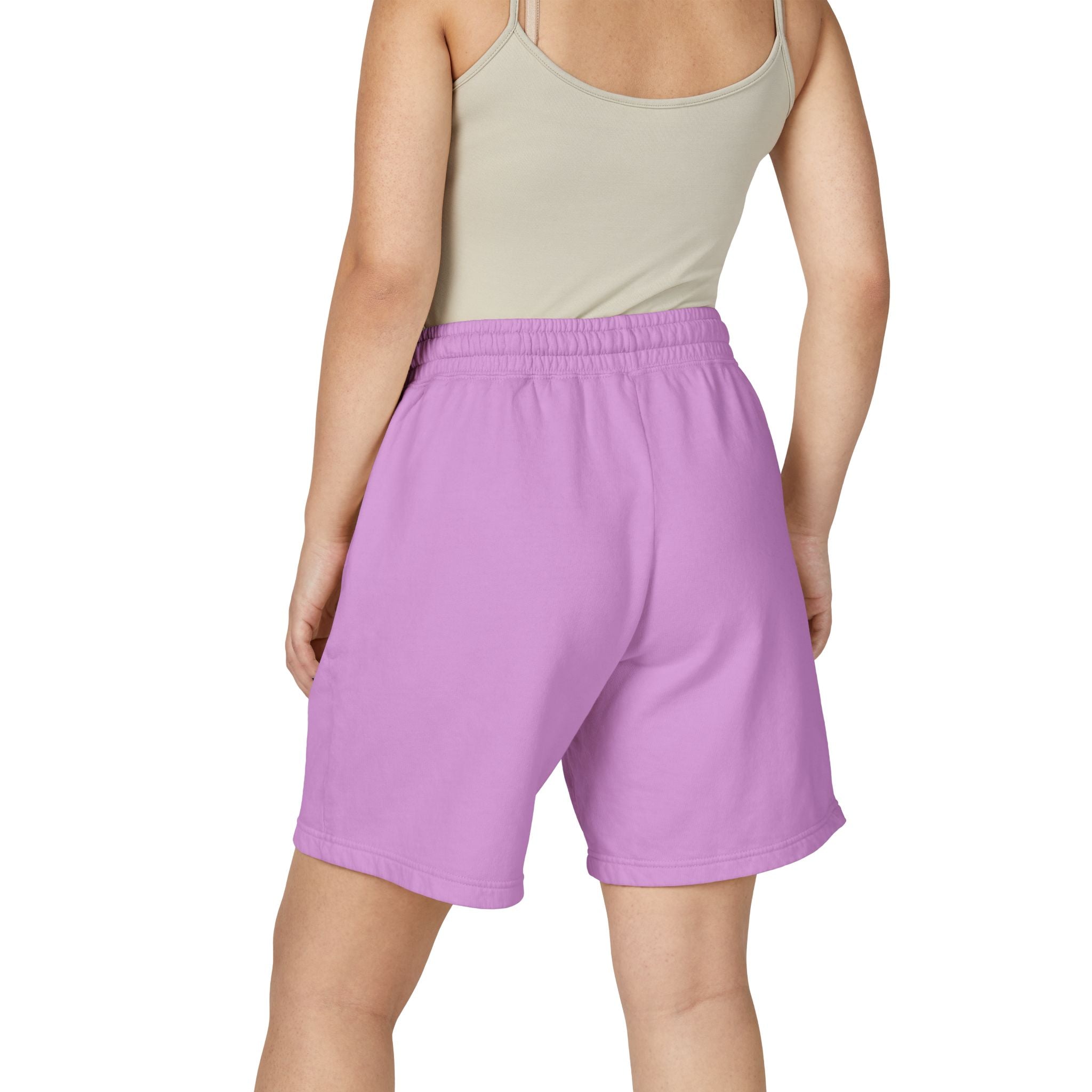 Bruh. Fleece Sweat Shorts — Lightweight Garment-Dyed Lounge Shorts