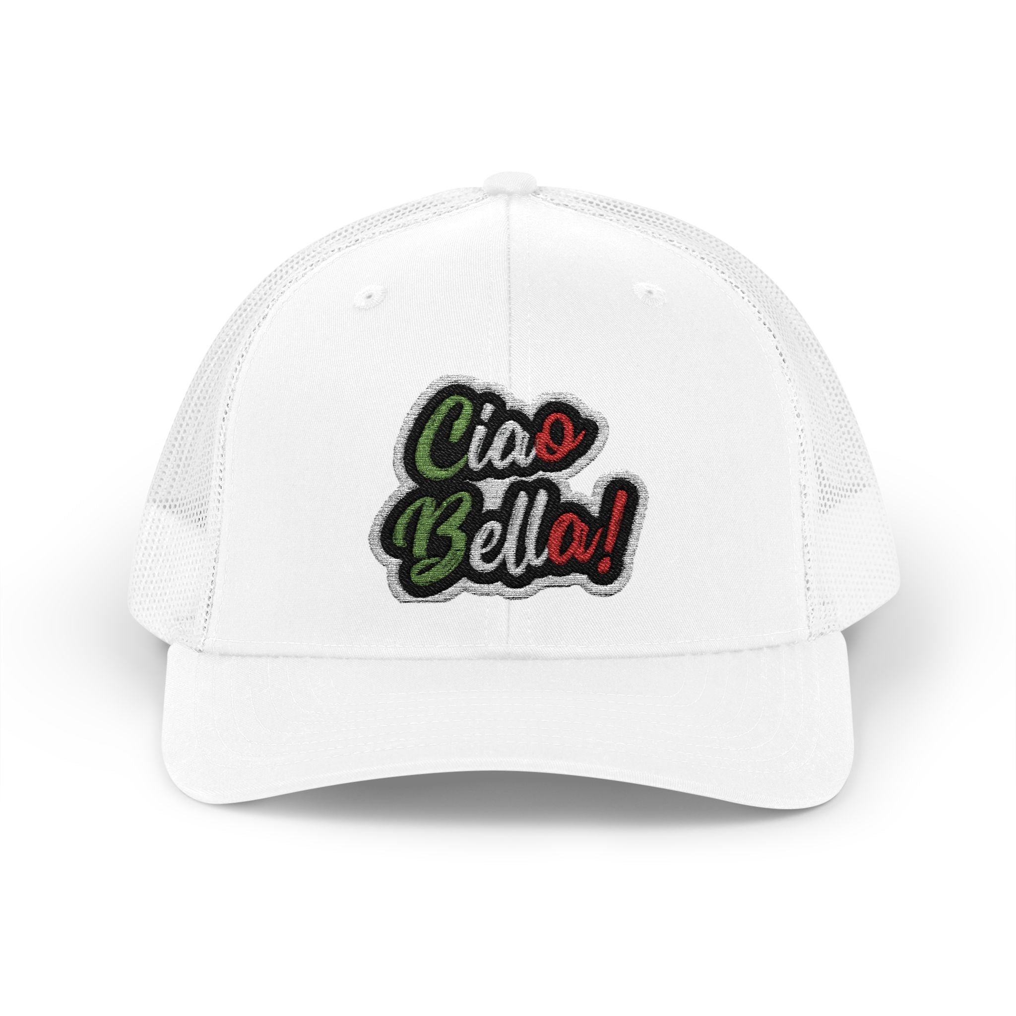 Ciao Bello Trucker Cap – Retro Italian Phrase Snapback