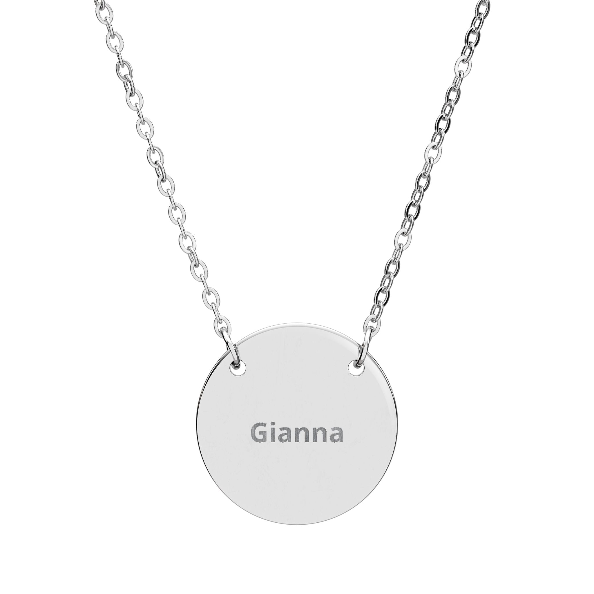 Circle Necklace (Engraving)