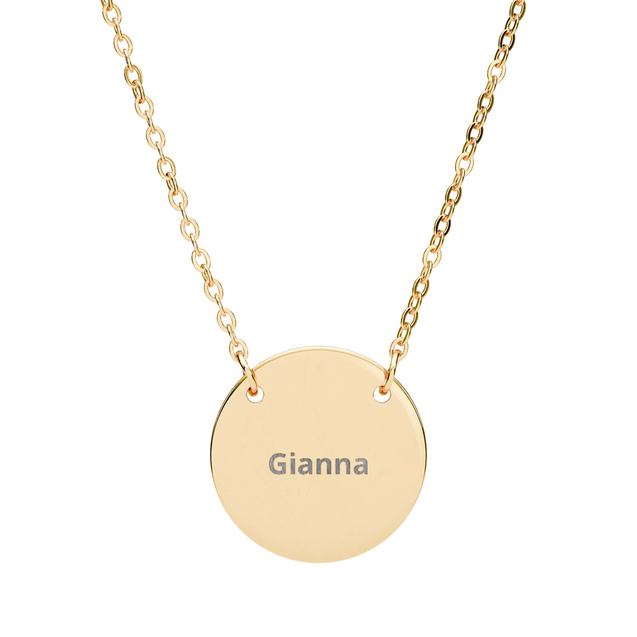 Circle Necklace (Engraving)