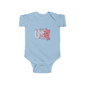 USA Baby Bodysuit - Red, White & Blue Patriotic Infant Onesie