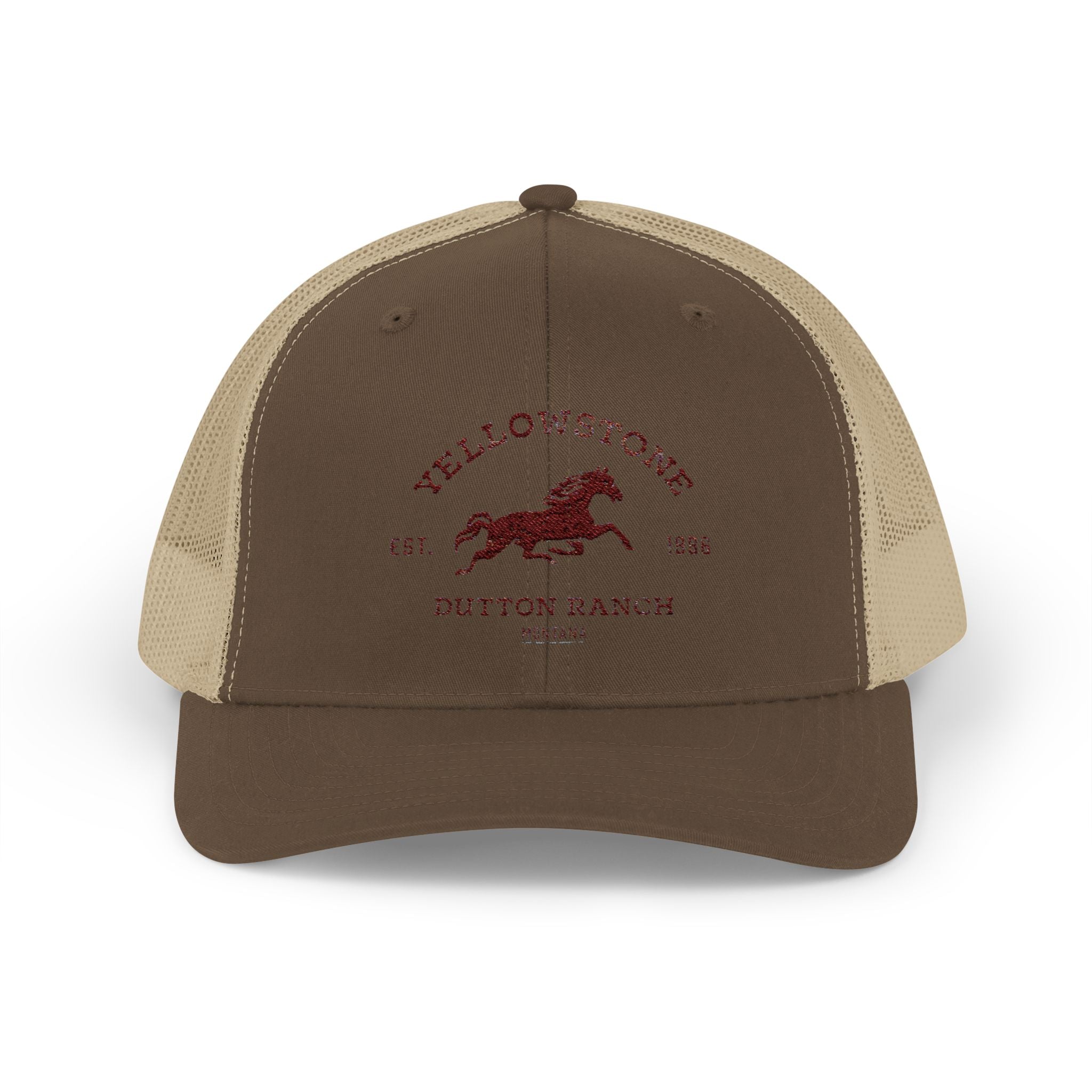 Yellowstone Outlaw Ranch Trucker Cap — Vintage Running Horse Snapback