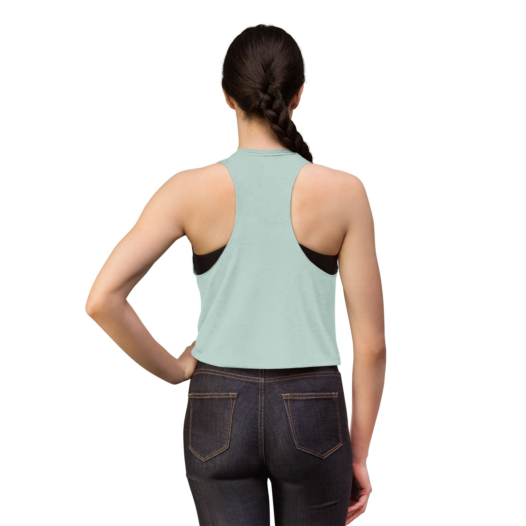 Crop Top — "Kinda Sweet Kinda Savage" Women's Flowy Cropped Tank