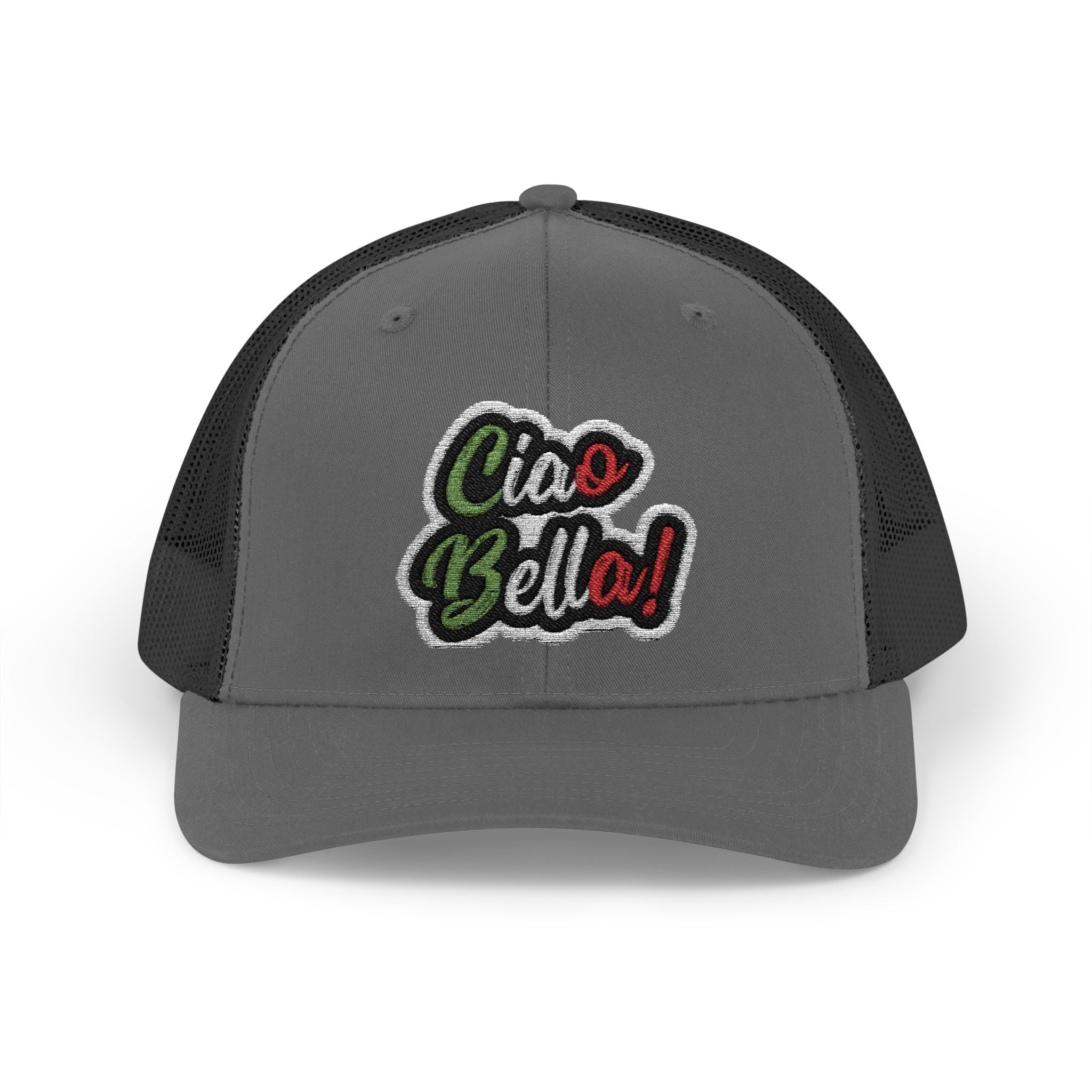 Ciao Bello Trucker Cap – Retro Italian Phrase Snapback