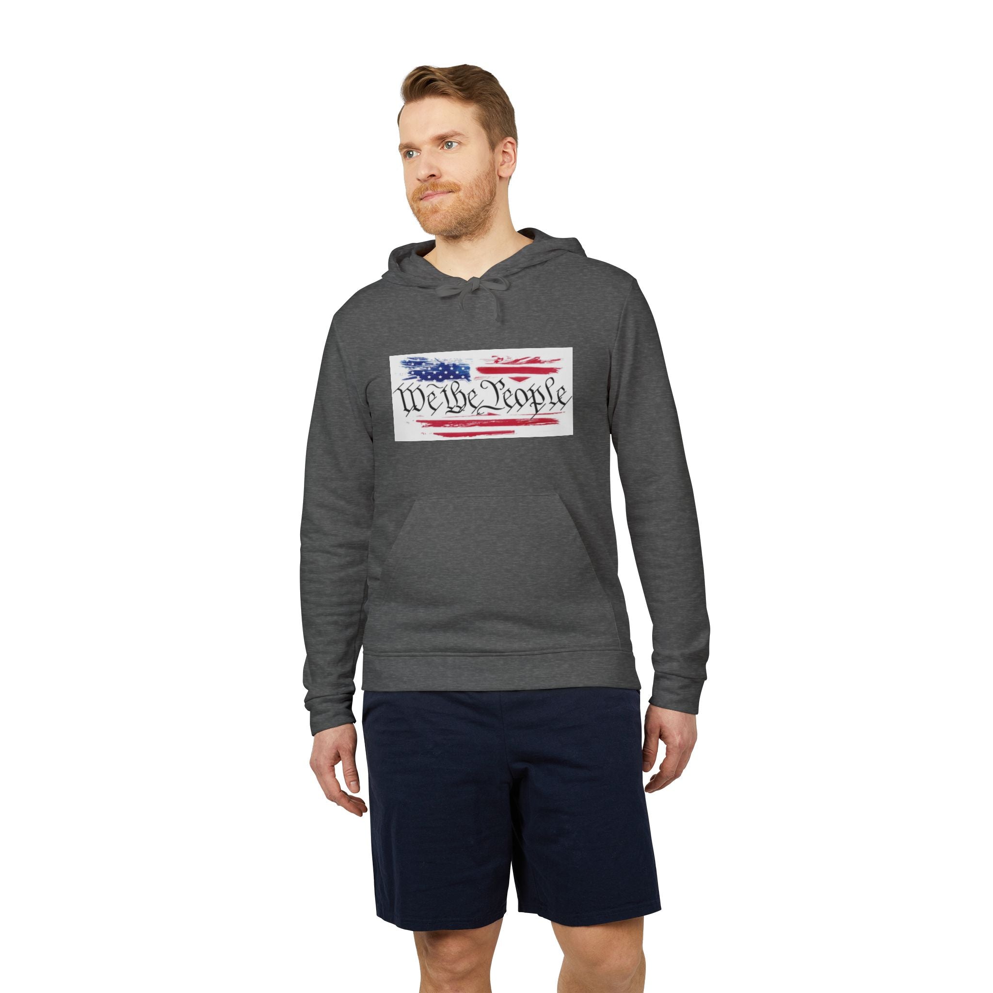 We the People American Flag Hoodie — Patriotic USA Constitution Design