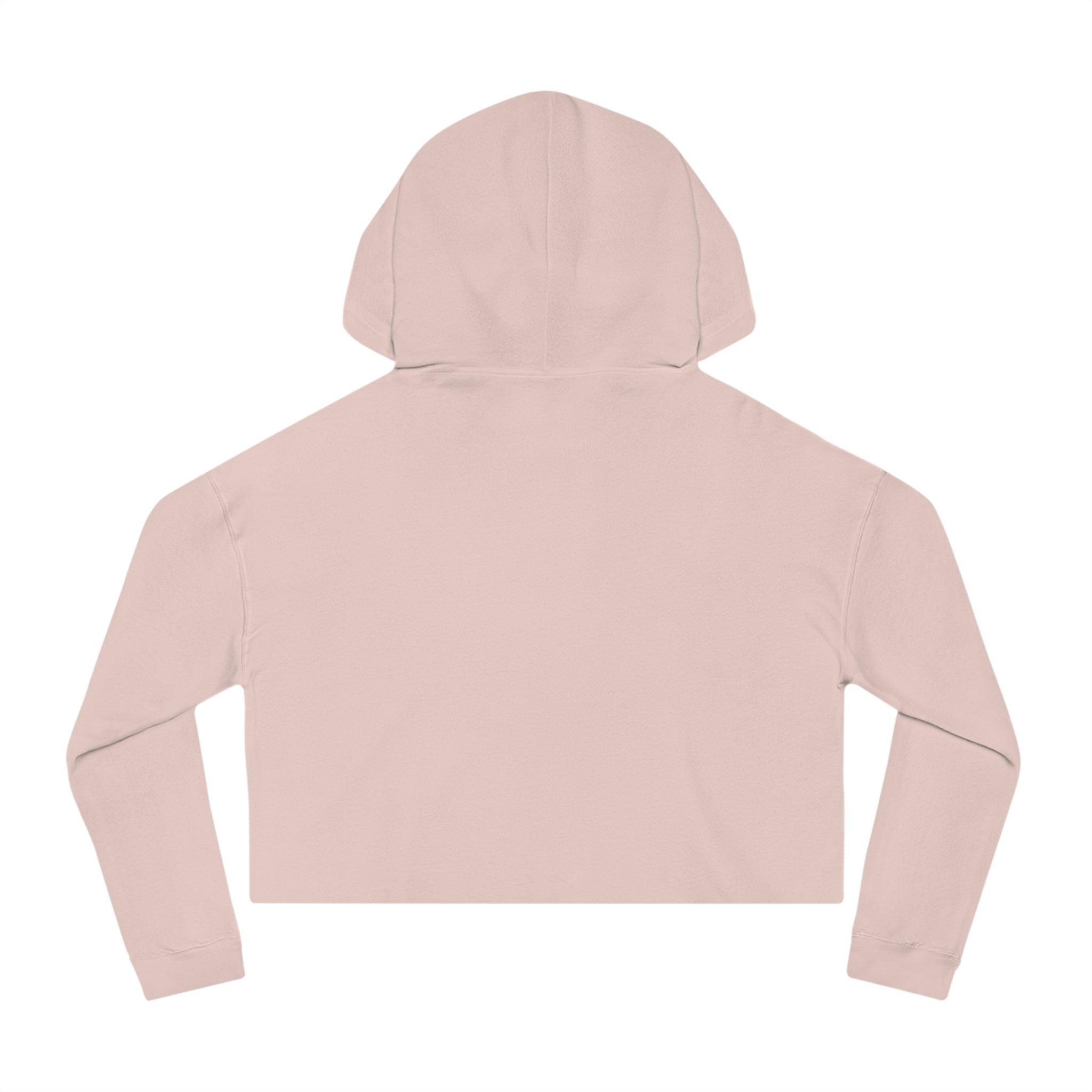 Cropped Hoodie — "messy AF" Minimalist Graphic Sweatshirt