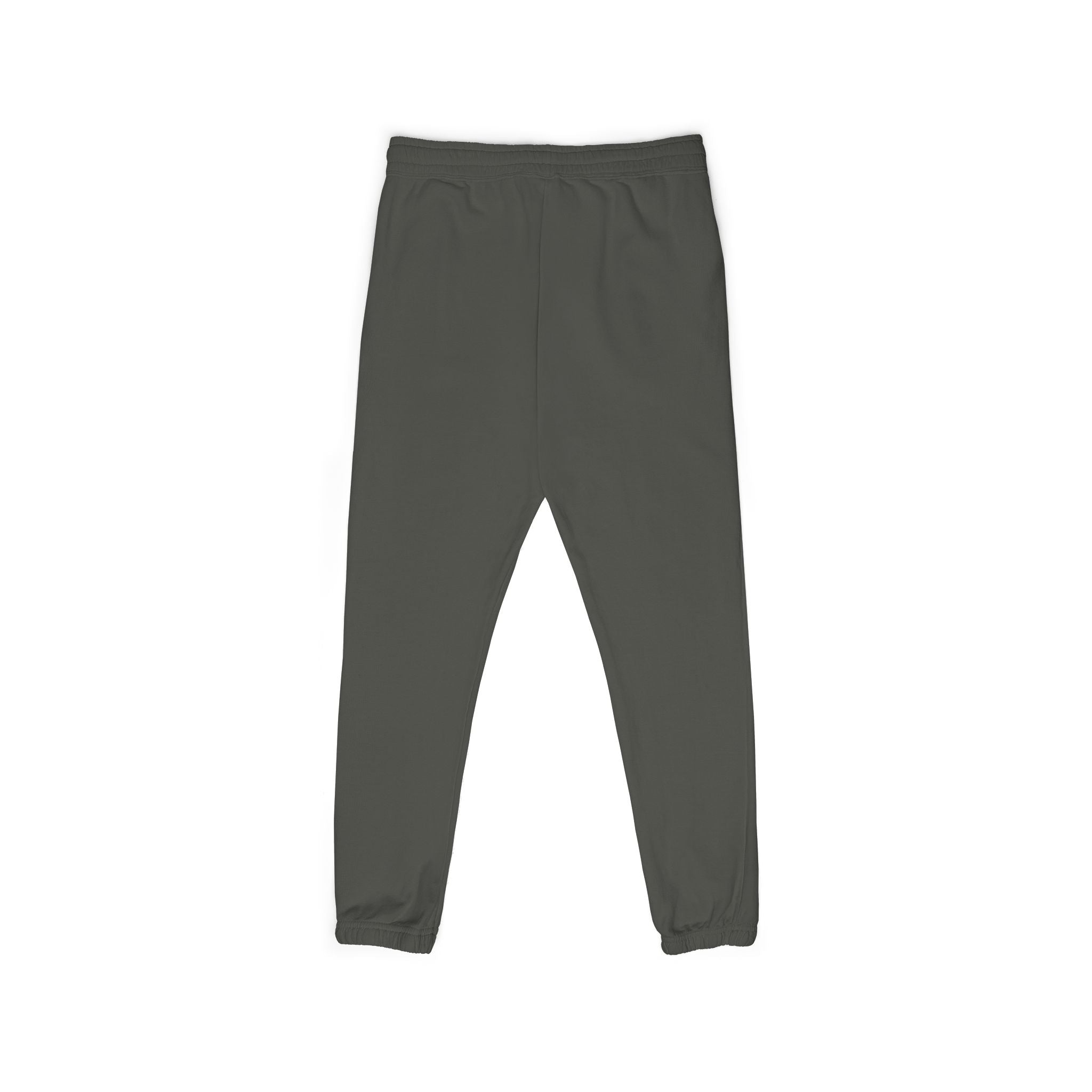Garment-Dyed Fleece Sweatpants — Minimal Embroidered Joggers