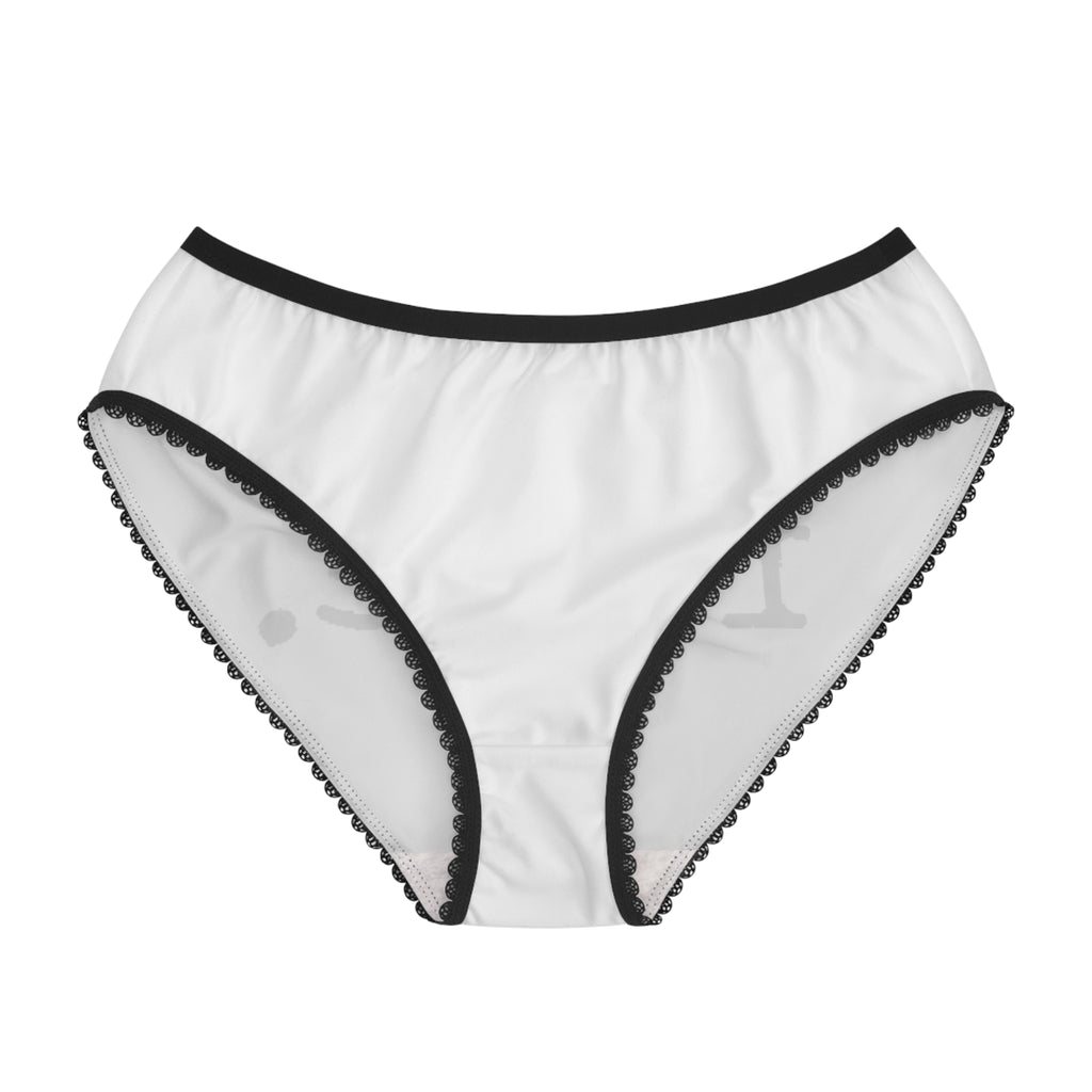 Rare. Women's Briefs — Cute Typewriter Print Lace-Trim Underwear