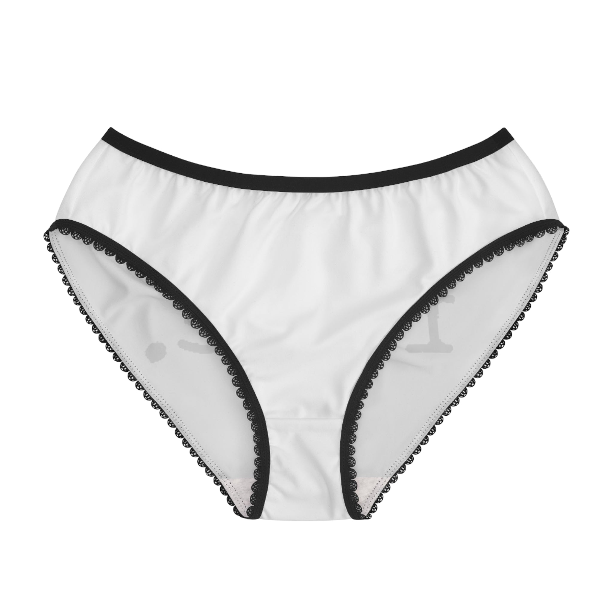 Rare. Women's Briefs — Cute Typewriter Print Lace-Trim Underwear