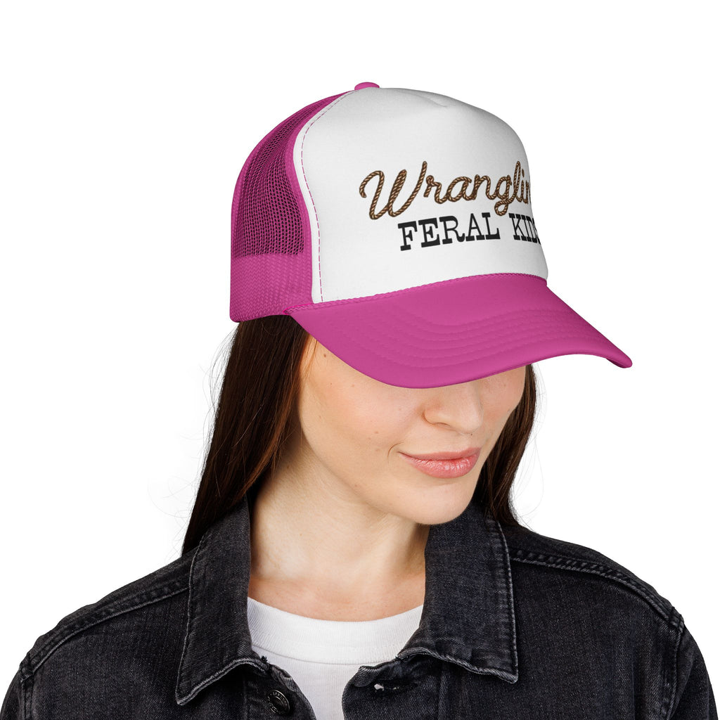 Wranglin' Feral Kids Trucker Cap