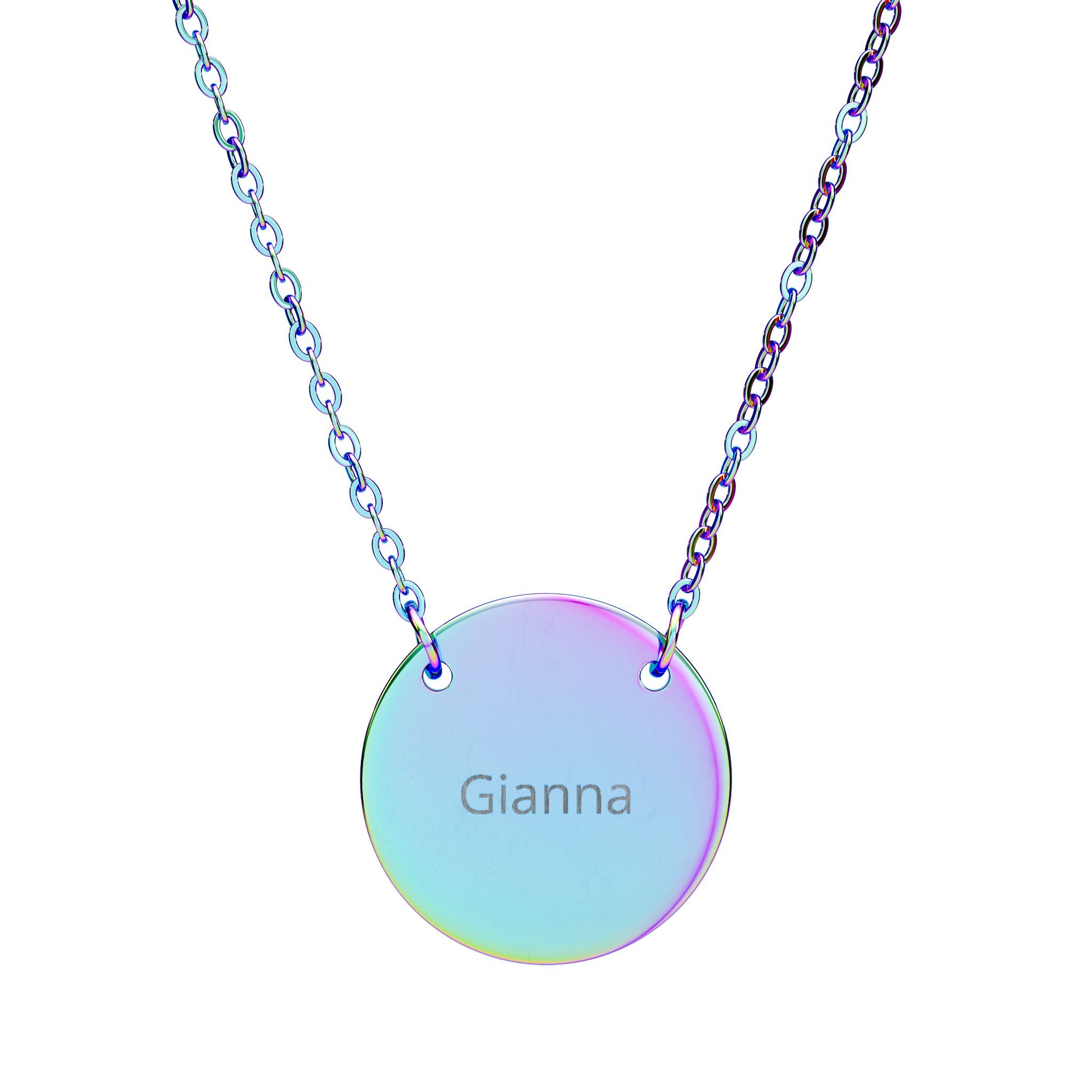 Circle Necklace (Engraving)
