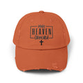 Make Heaven Crowded Distressed Baseball Cap