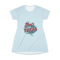 She's From Texas T‑Shirt Dress – Cute Texas Pride AOP Dress