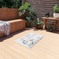 Outdoor Rug – "Life is Better in the Country" Horse Print