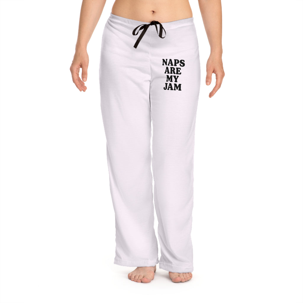 Sleep Pants — "Naps Are My Jam" Women's Pajama Lounge Pants