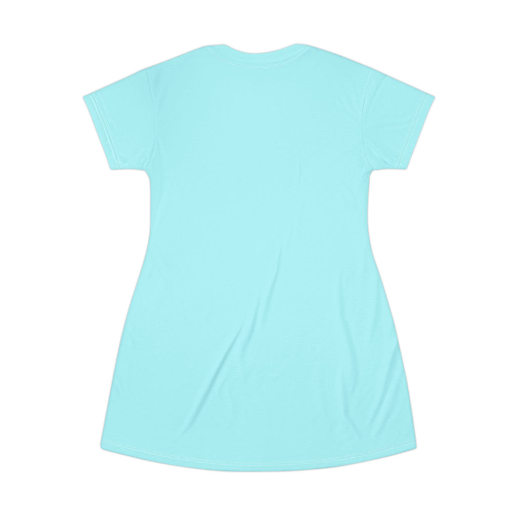 T-Shirt Dress — “Hold My Halo I’m About to Go All Beth Dutton” Graphic