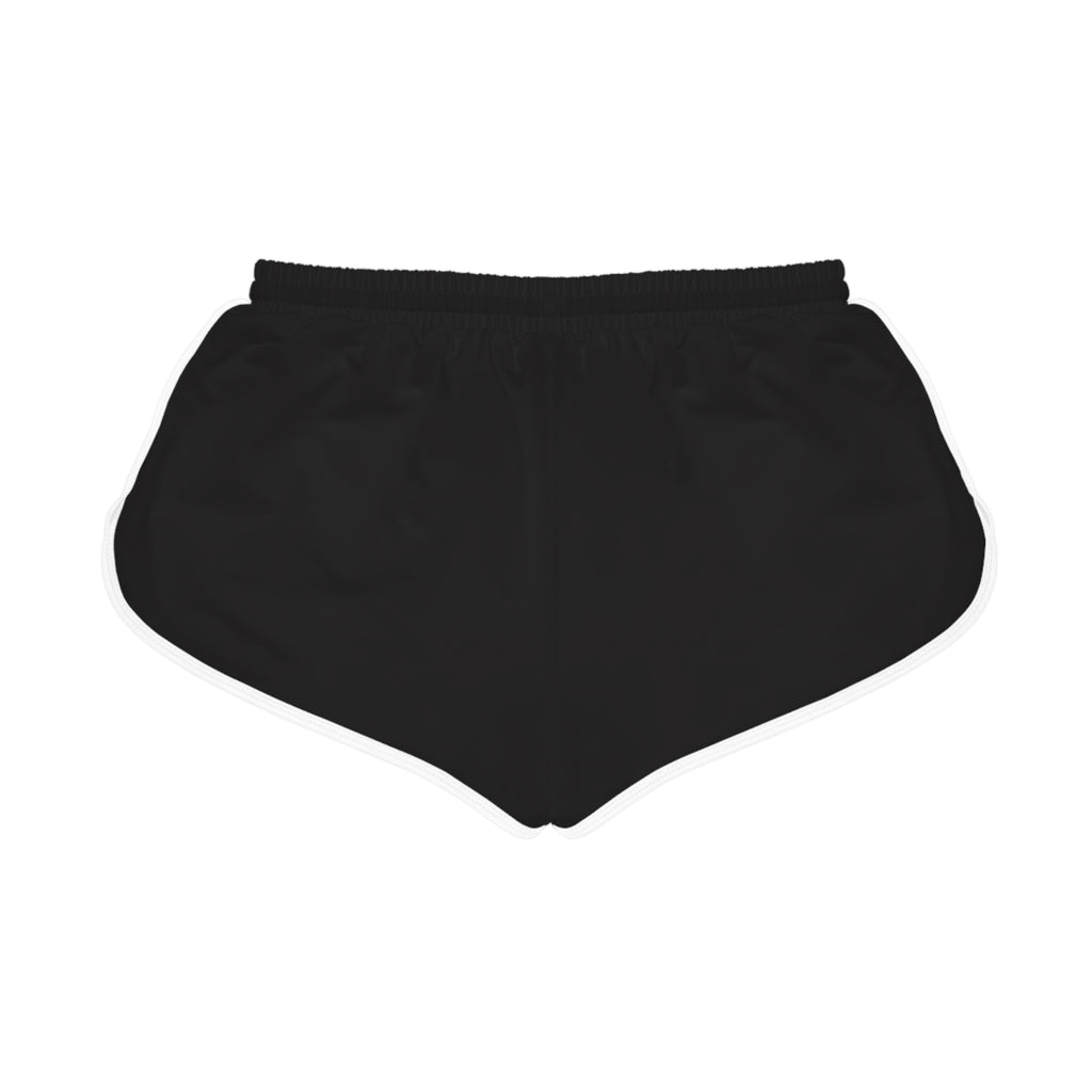 Italian Girl Women's Relaxed Shorts — Casual Black Lounge Shorts with Italian Flag Headwrap Design