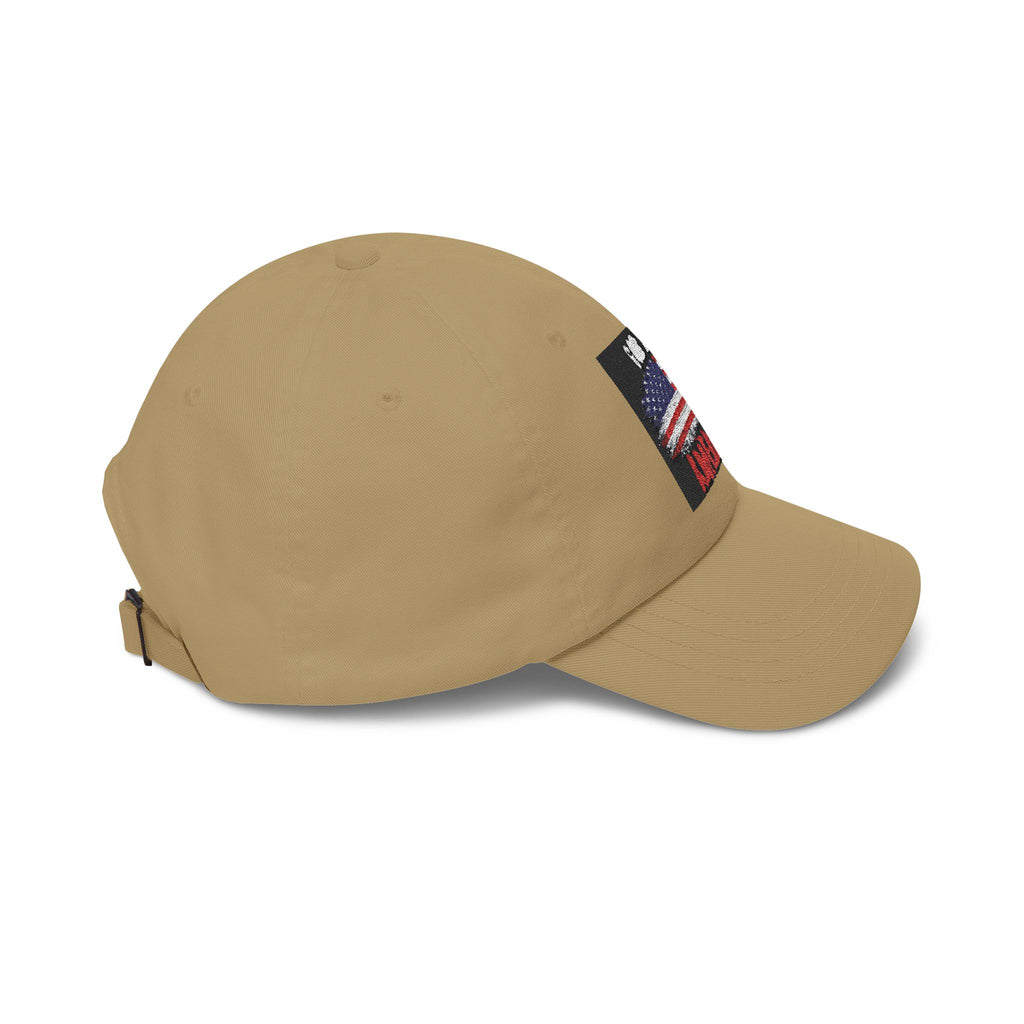 God Bless America Dad Cap - Embroidered USA Flag Patriotic Baseball Hat