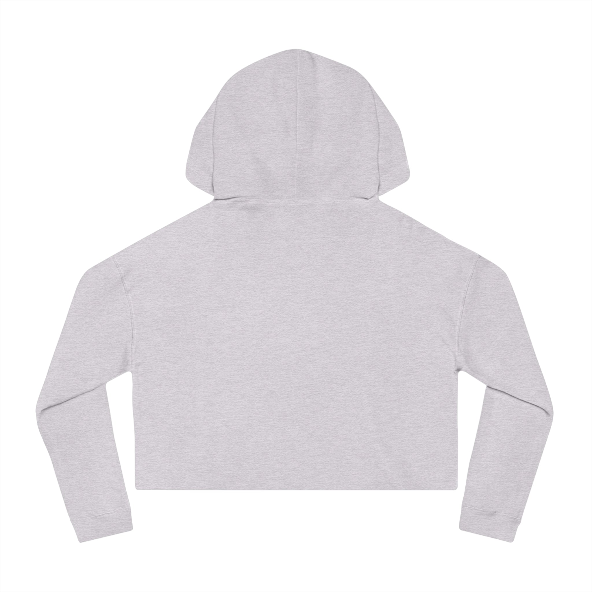 Cropped Hoodie — "messy AF" Minimalist Graphic Sweatshirt