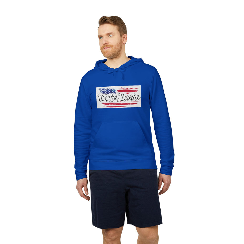 We the People American Flag Hoodie — Patriotic USA Constitution Design
