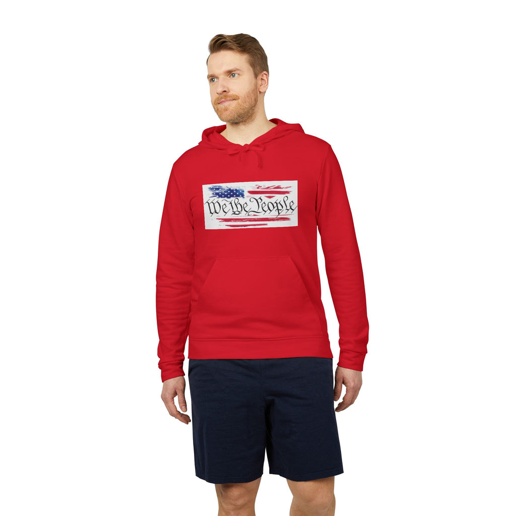 We the People American Flag Hoodie — Patriotic USA Constitution Design