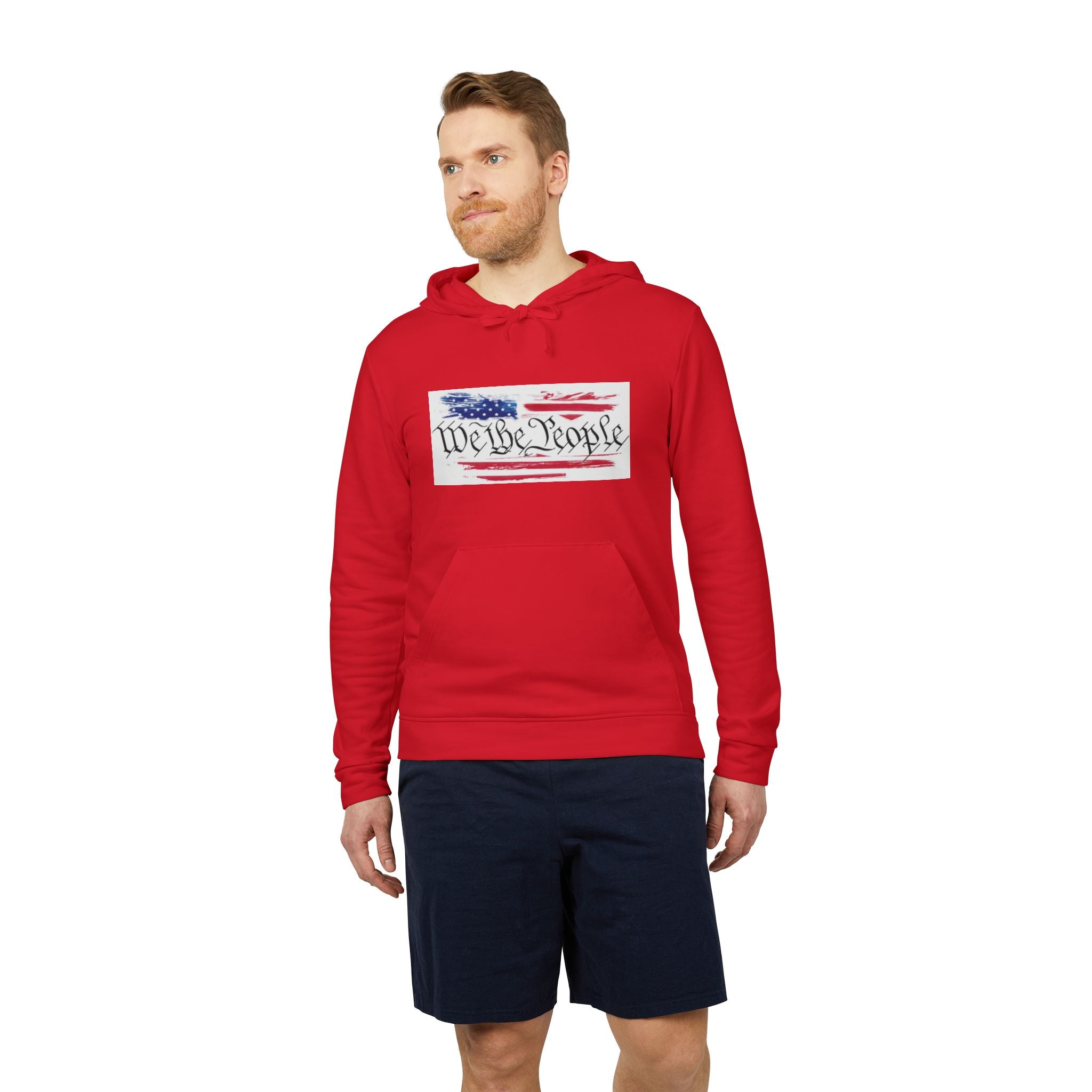 We the People American Flag Hoodie — Patriotic USA Constitution Design