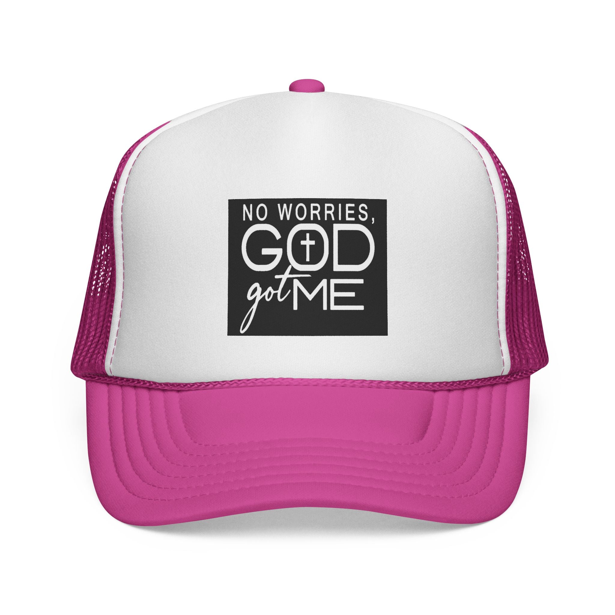 No Worries God Got Me Trucker Cap