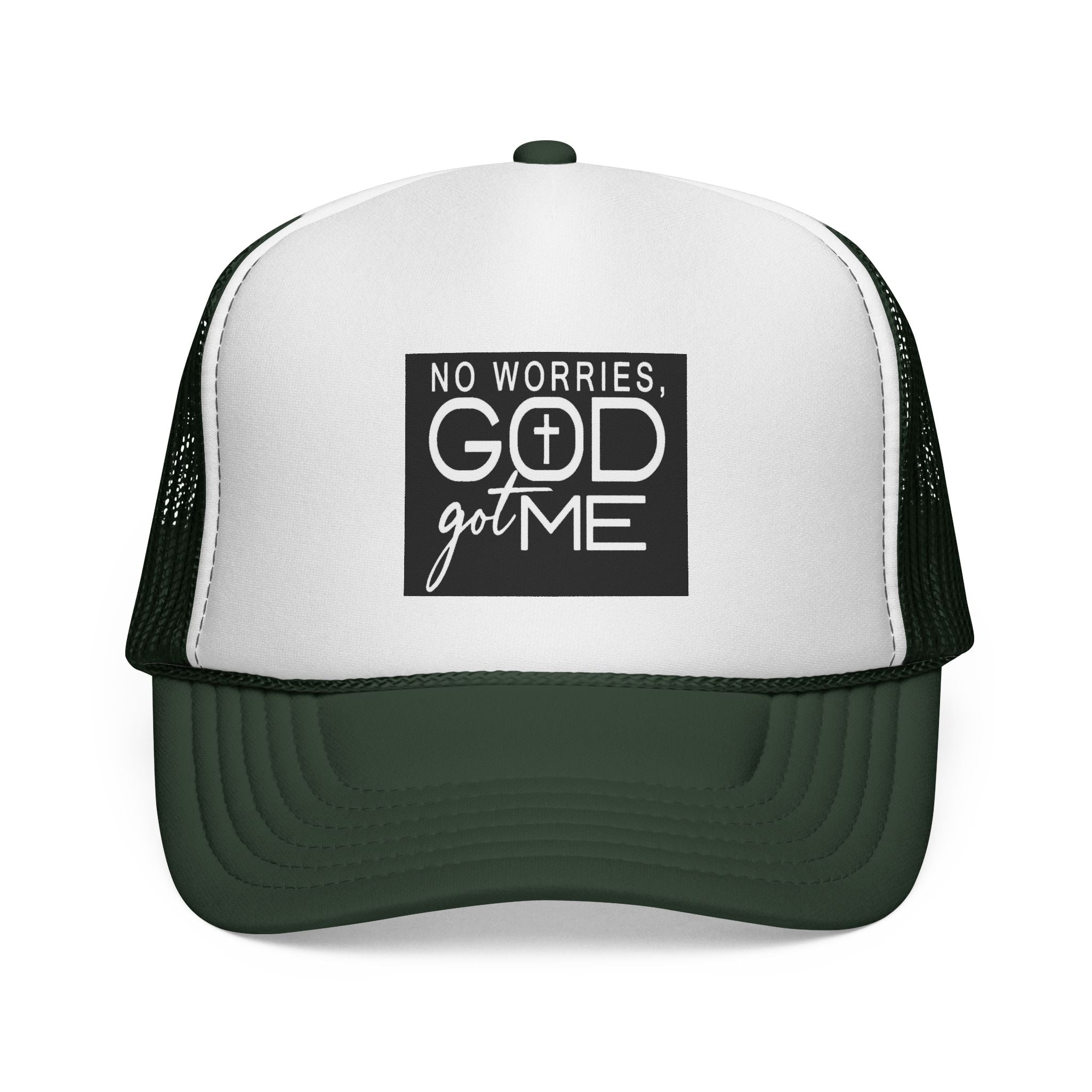 No Worries God Got Me Trucker Cap